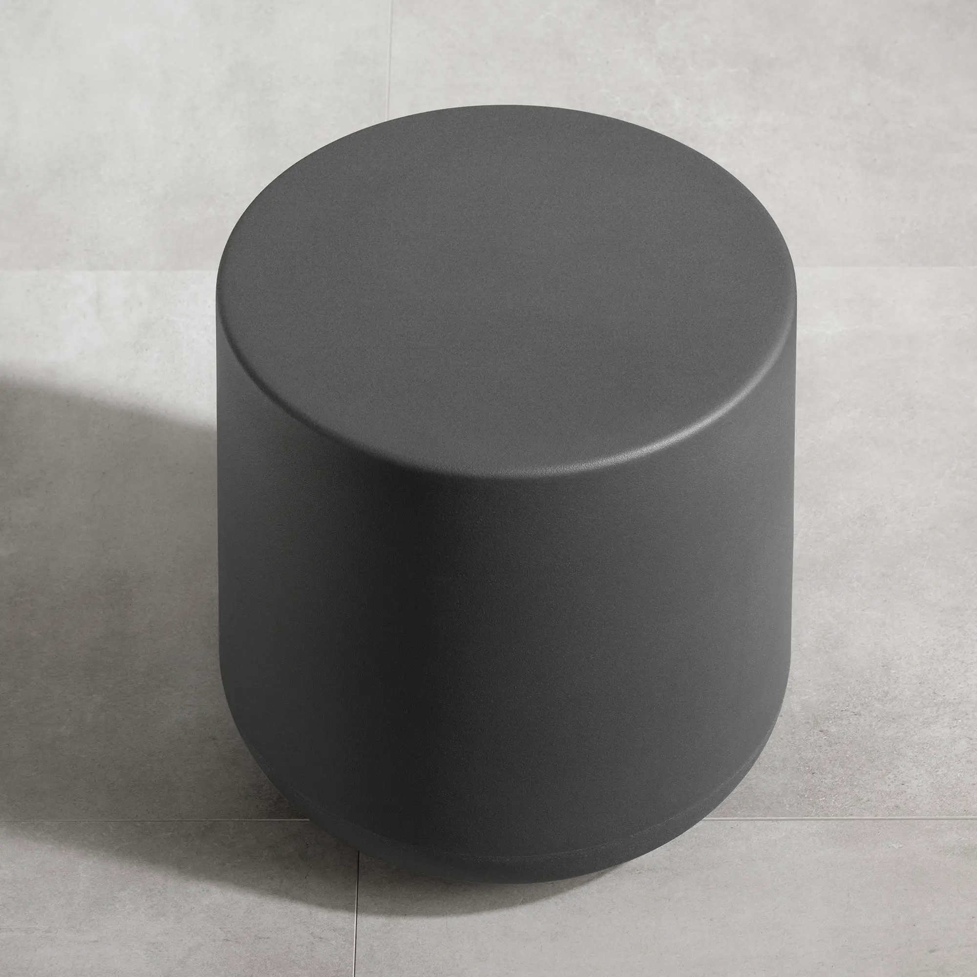 13795 Dalya Dark Gray Round Outdoor Side Table - South Shore-4