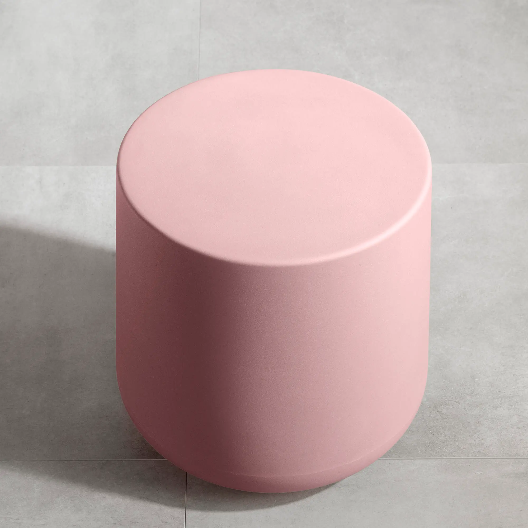 13796 Dalya Pink Round Outdoor Side Table - South Shore-4