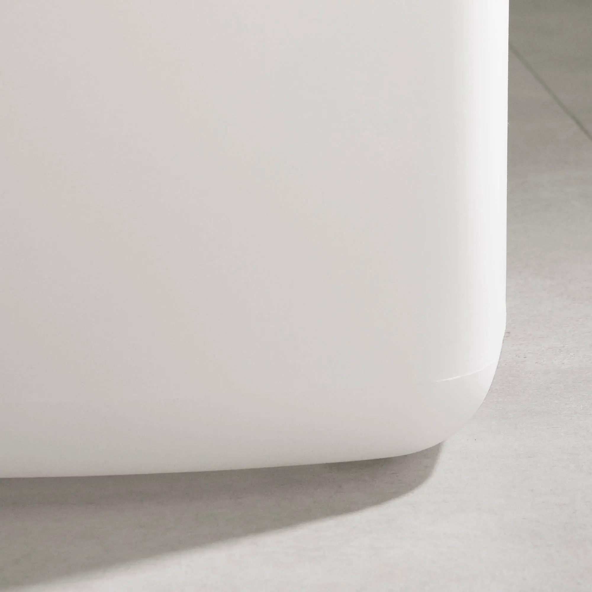 13813 Dalya White Lighted Side Table - South Shore-5