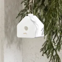 13816 Dalya White Decorative Birdhouse - South Shore