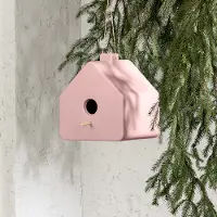 13818 Dalya Pink Decorative Birdhouse - South Shore