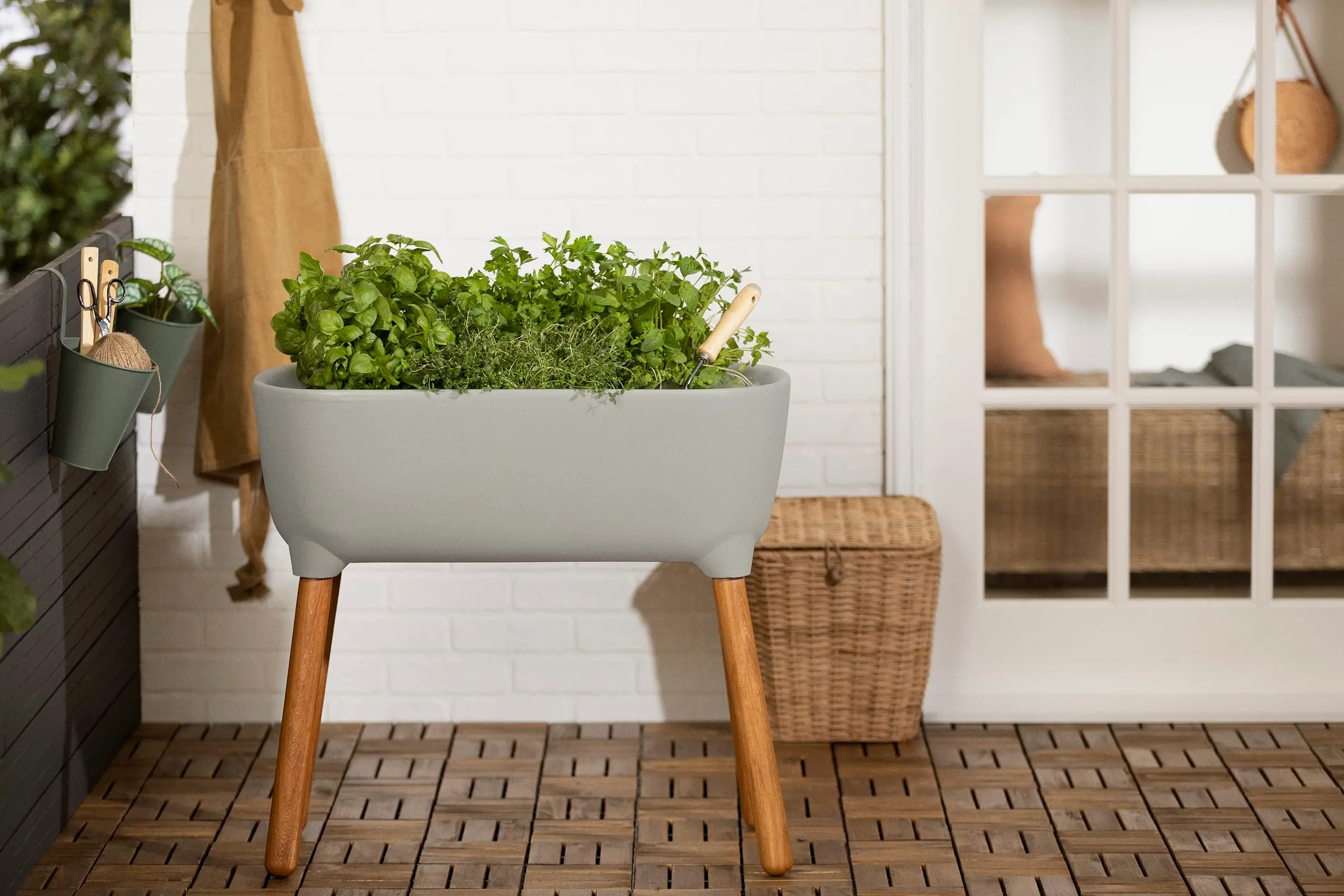 14244 Dalya Greige Raised Planter - South Shore-3