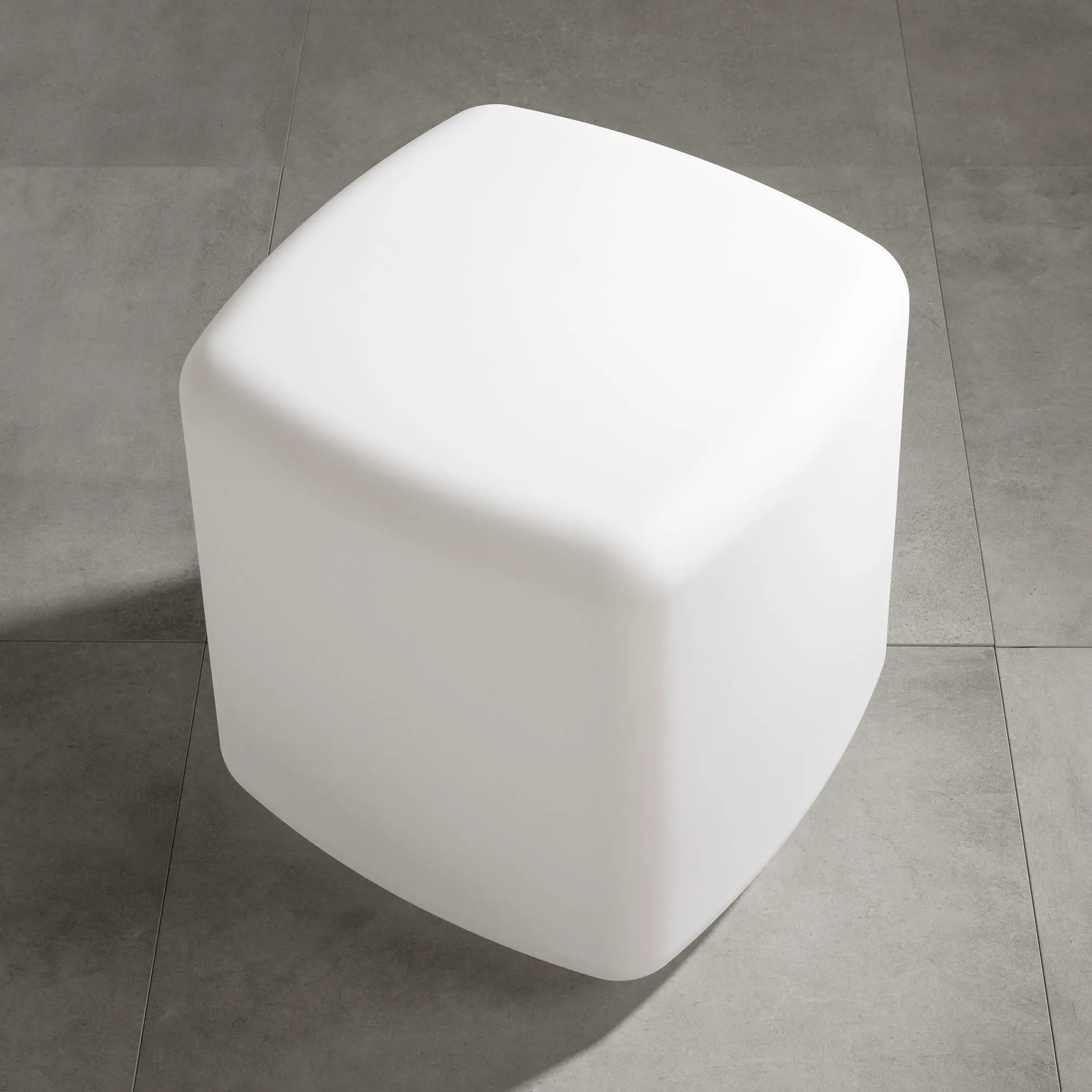 14252 Dalya White Outdoor Side Table - South Shore-4
