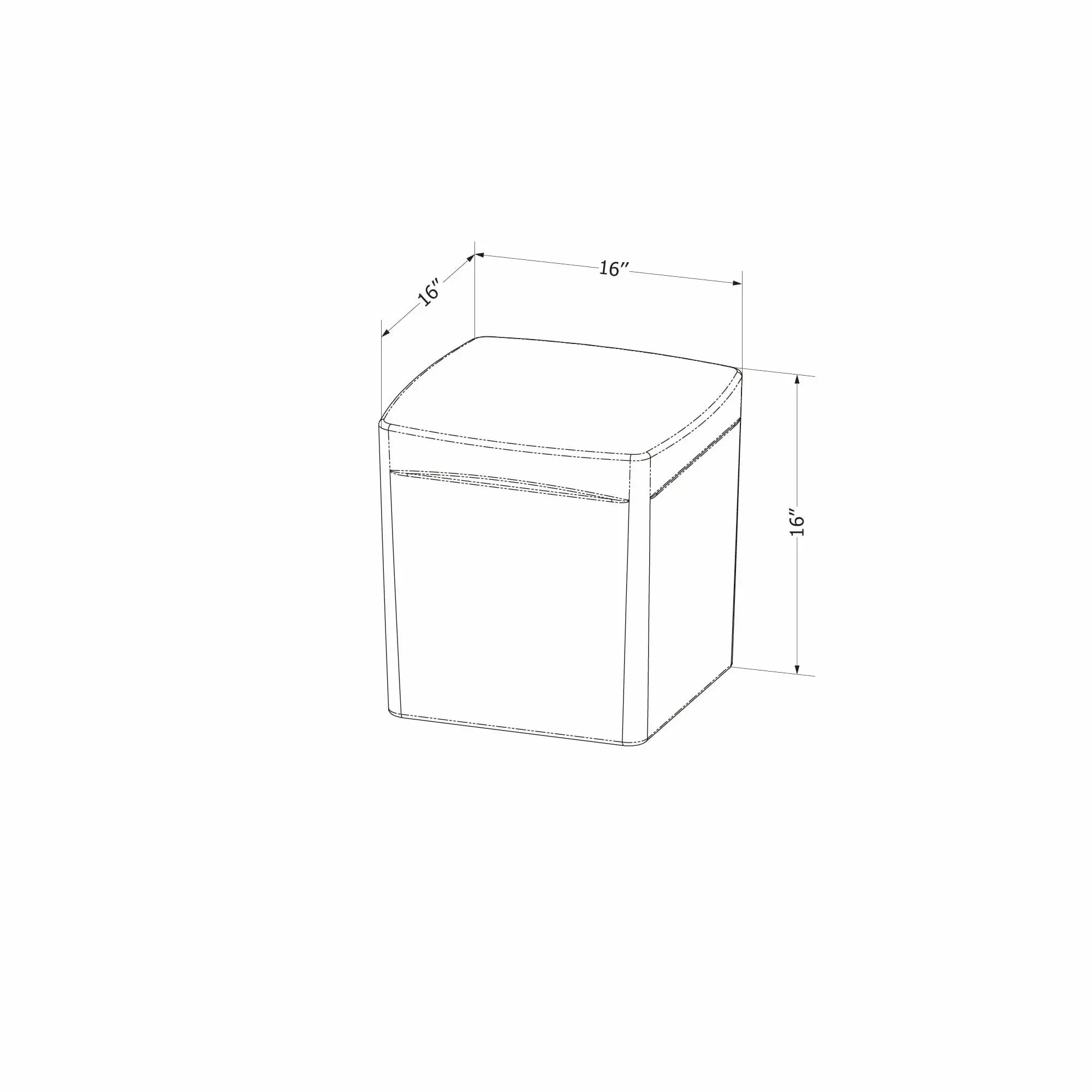 14427 Dalya Gray Square Outdoor Side Table-3