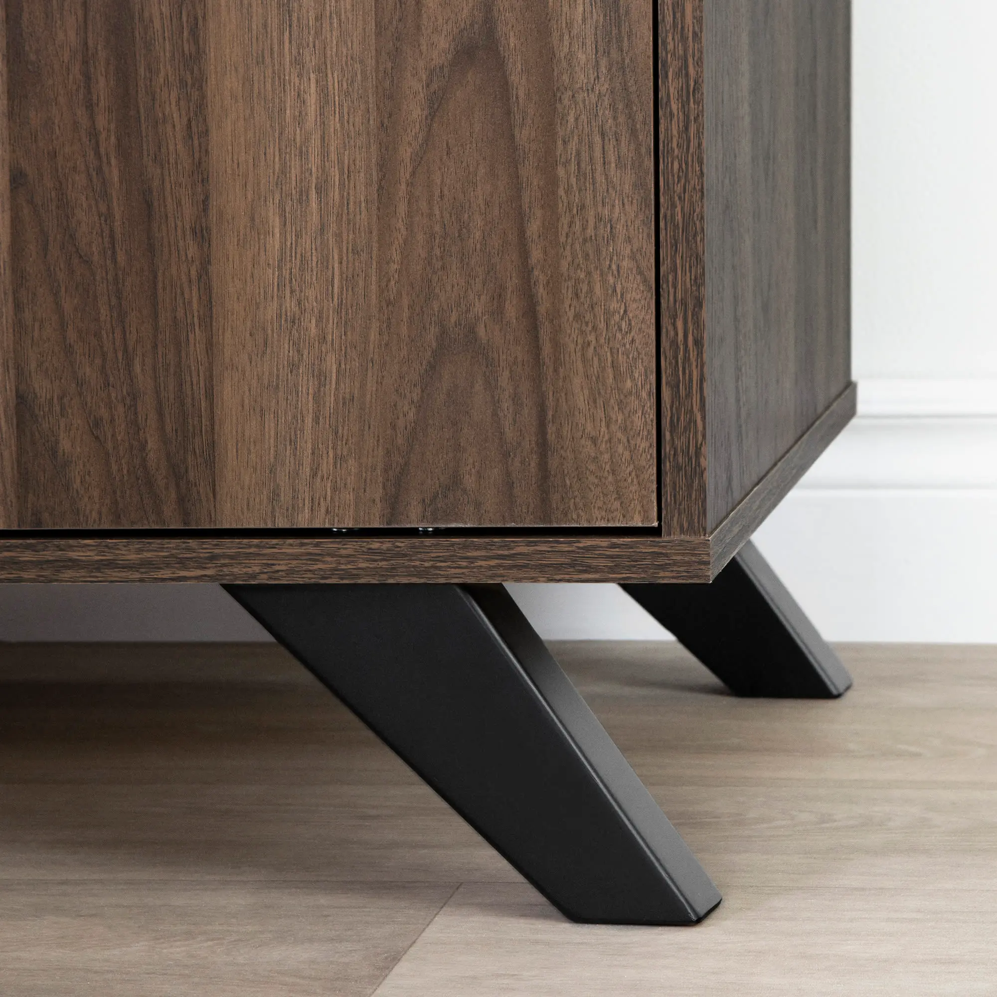 13732 Flam Dark Brown Multi-Function Secretary Desk-6