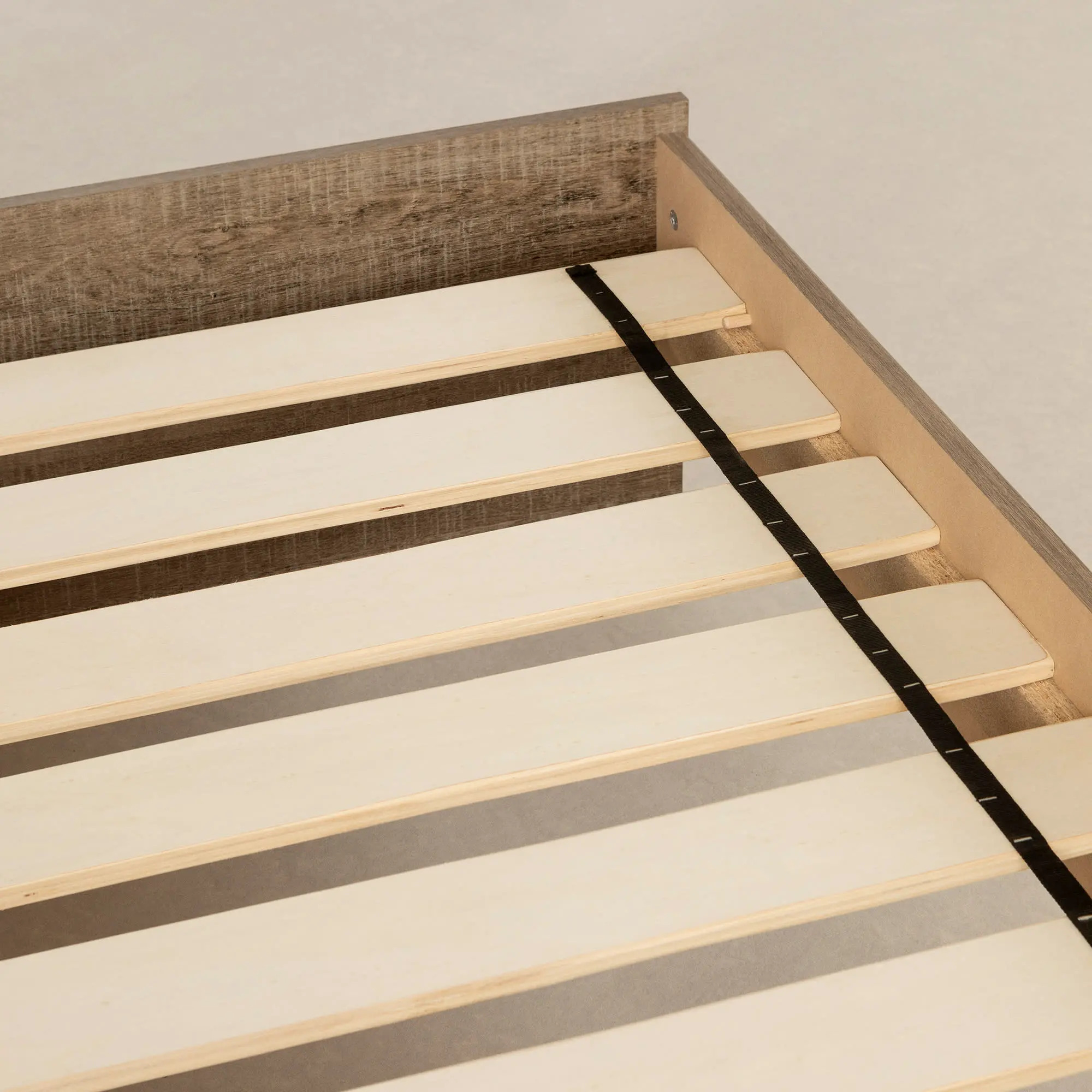 13263 Holland Brown Oak Queen Platform Bed - South Shore-4