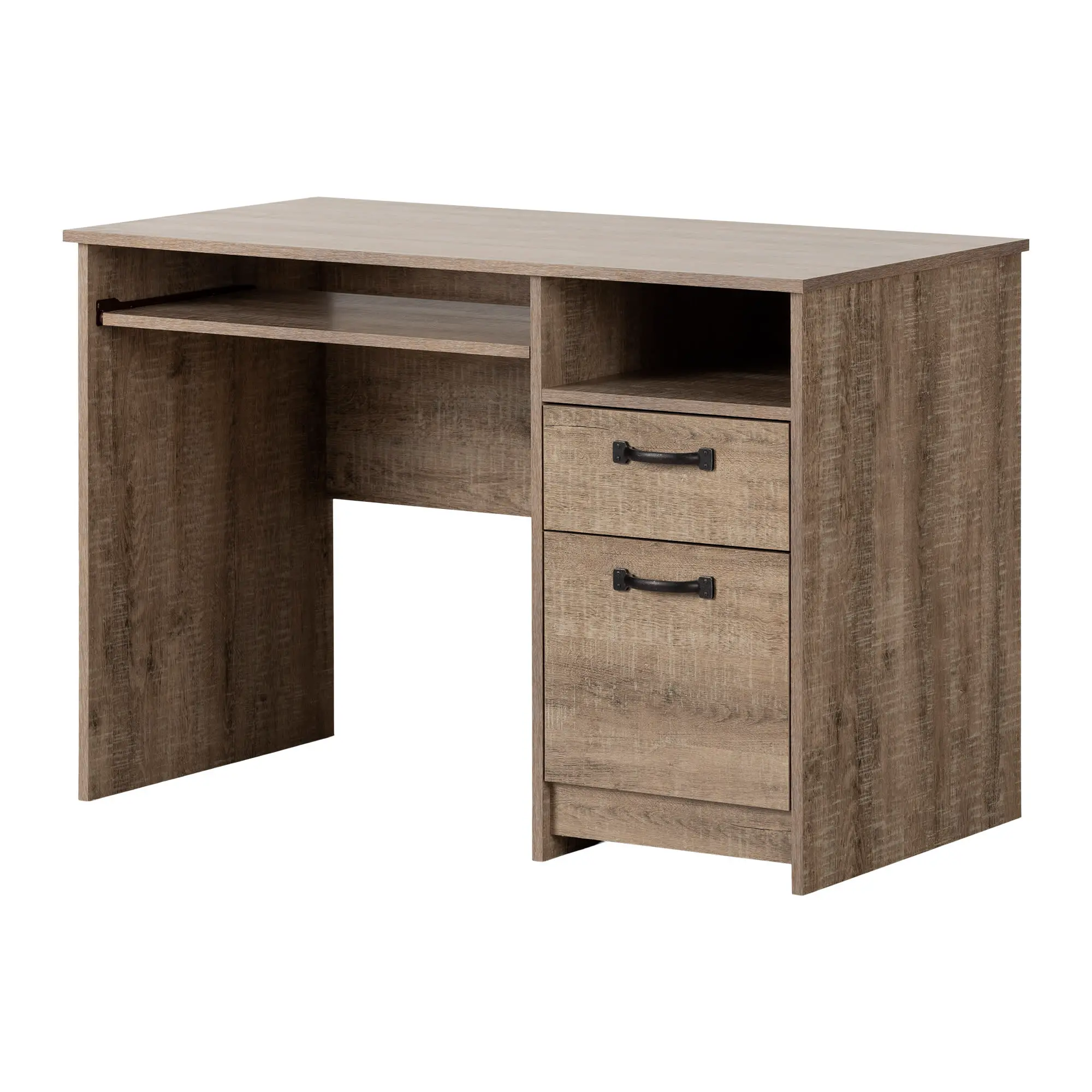 14298 Tassio Brown Computer Desk-1