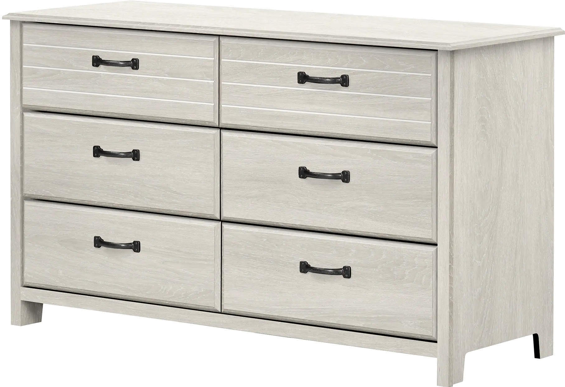 14495 Ulysses Gray Oak 6-Drawer Double Dresser - South Shore-1