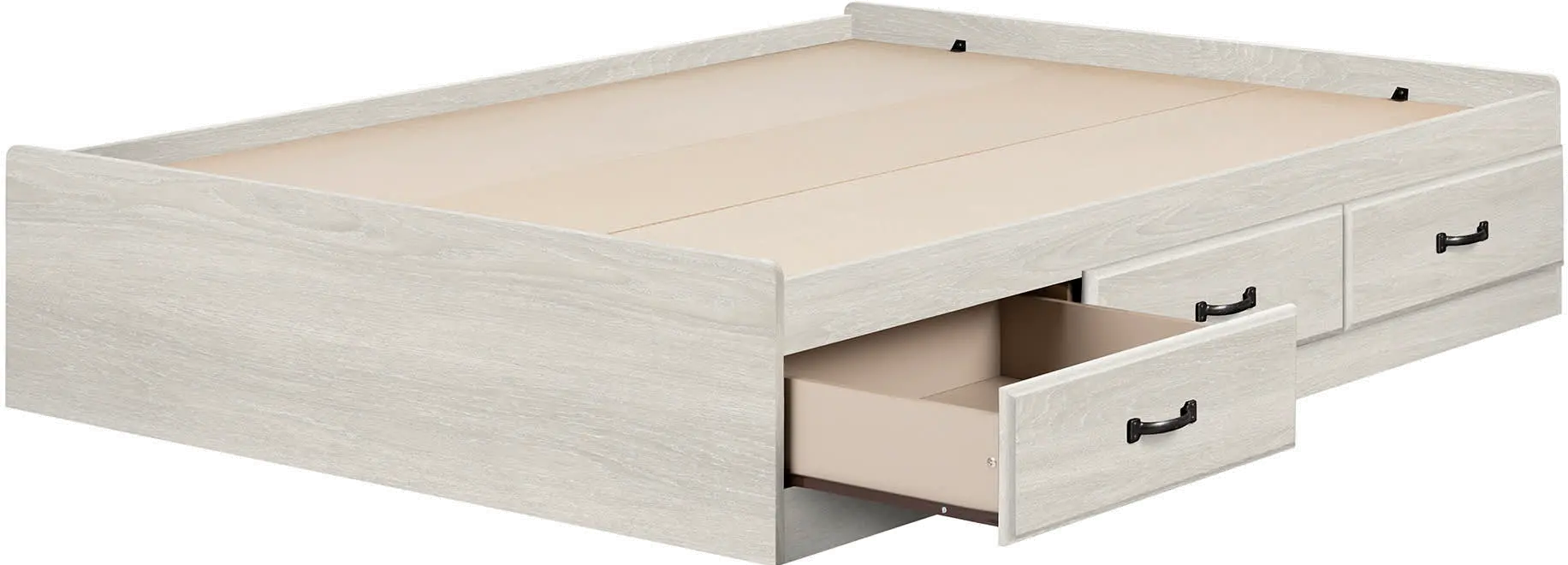 14499 Ulysses Gray Oak Full 3-Drawer Mates Bed - South Shore-1