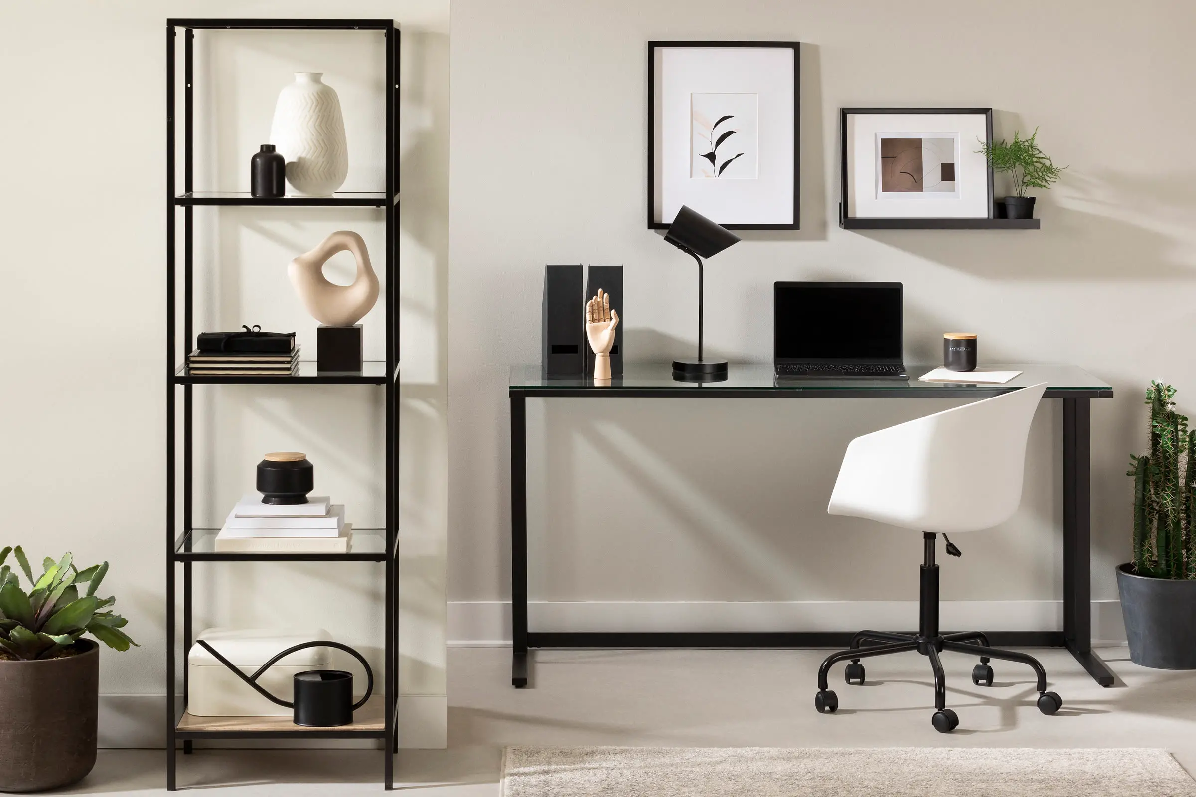 13551 City Life Black Computer Desk - South Shore-3