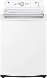 WT7155CW LG 4.8 cu ft Top Load Washer with Agitator - White, 7150W