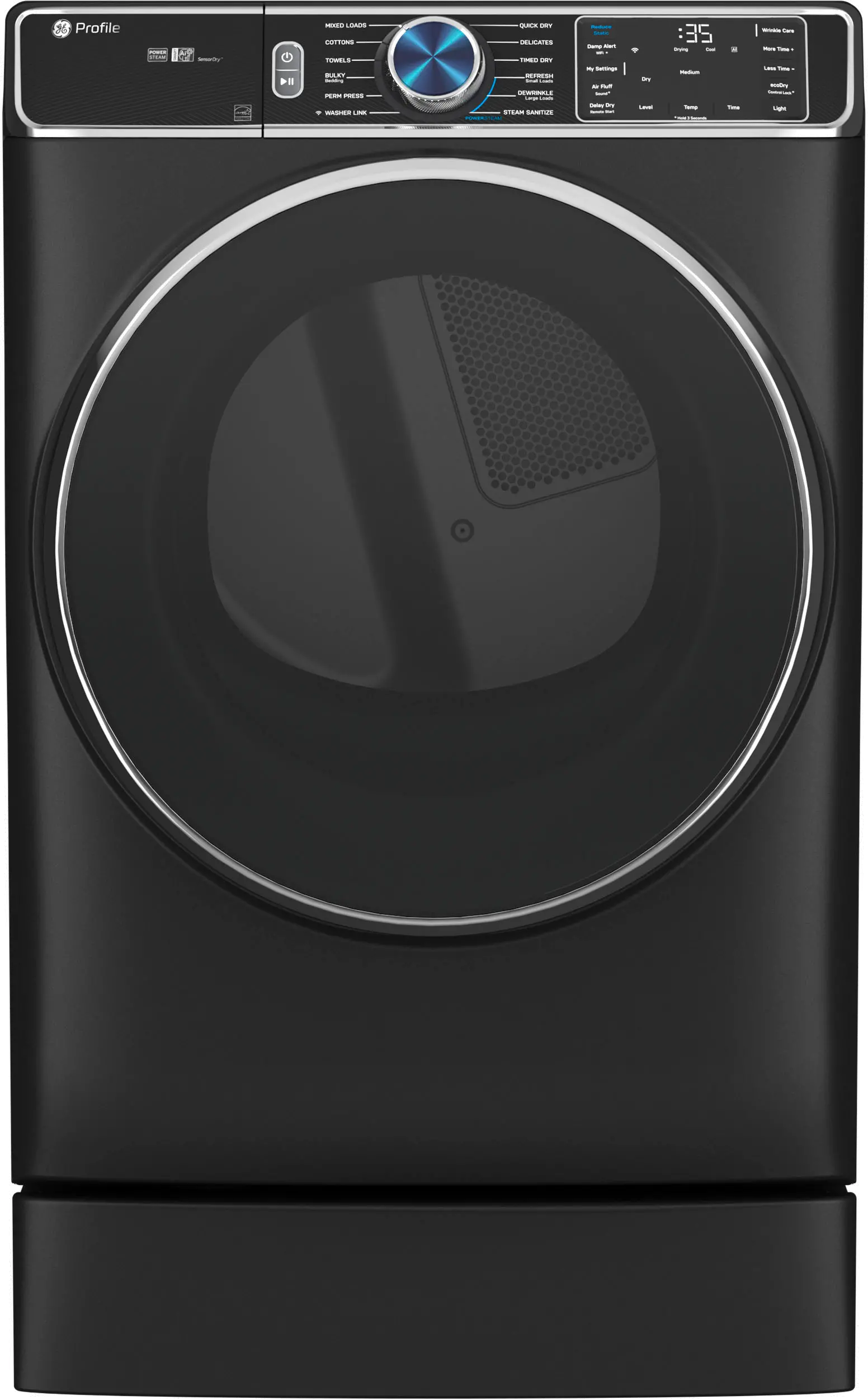 GFR0728PTDS GE 7 Inch Laundry Riser - Carbon Graphite-3