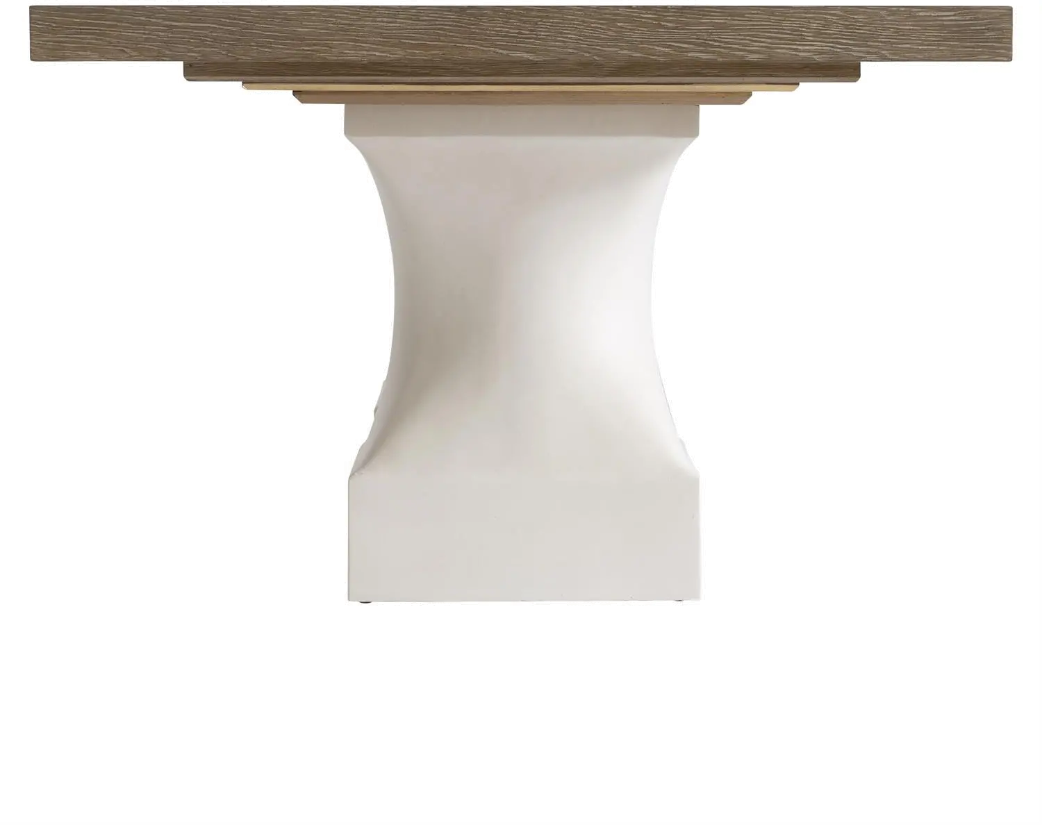 Aventura White and Sand Dining Table-7