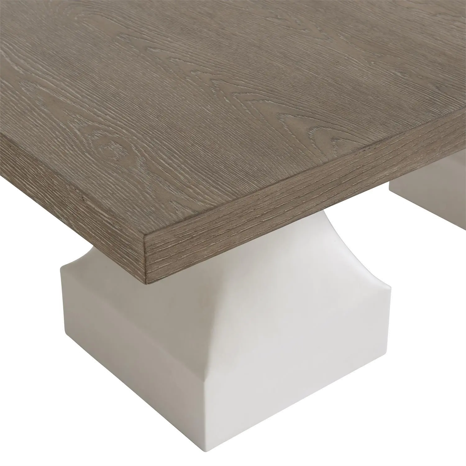 Aventura White and Sand Dining Table-8