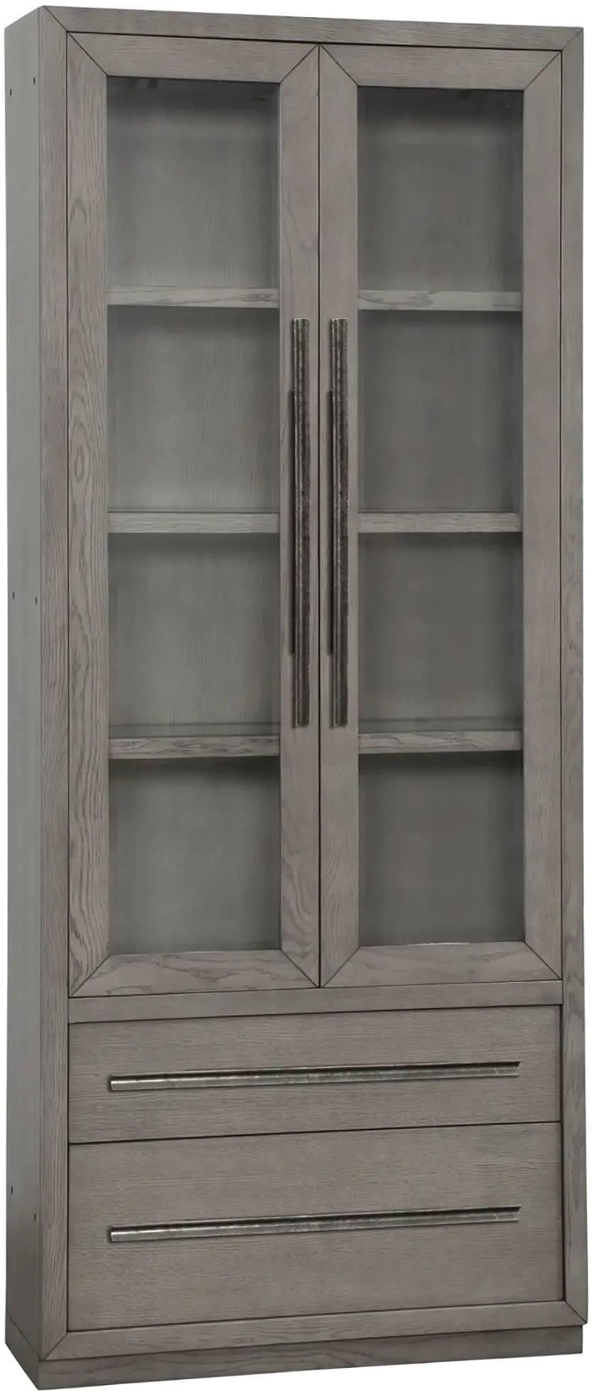 Pure Modern Gray Curio Cabinet-1