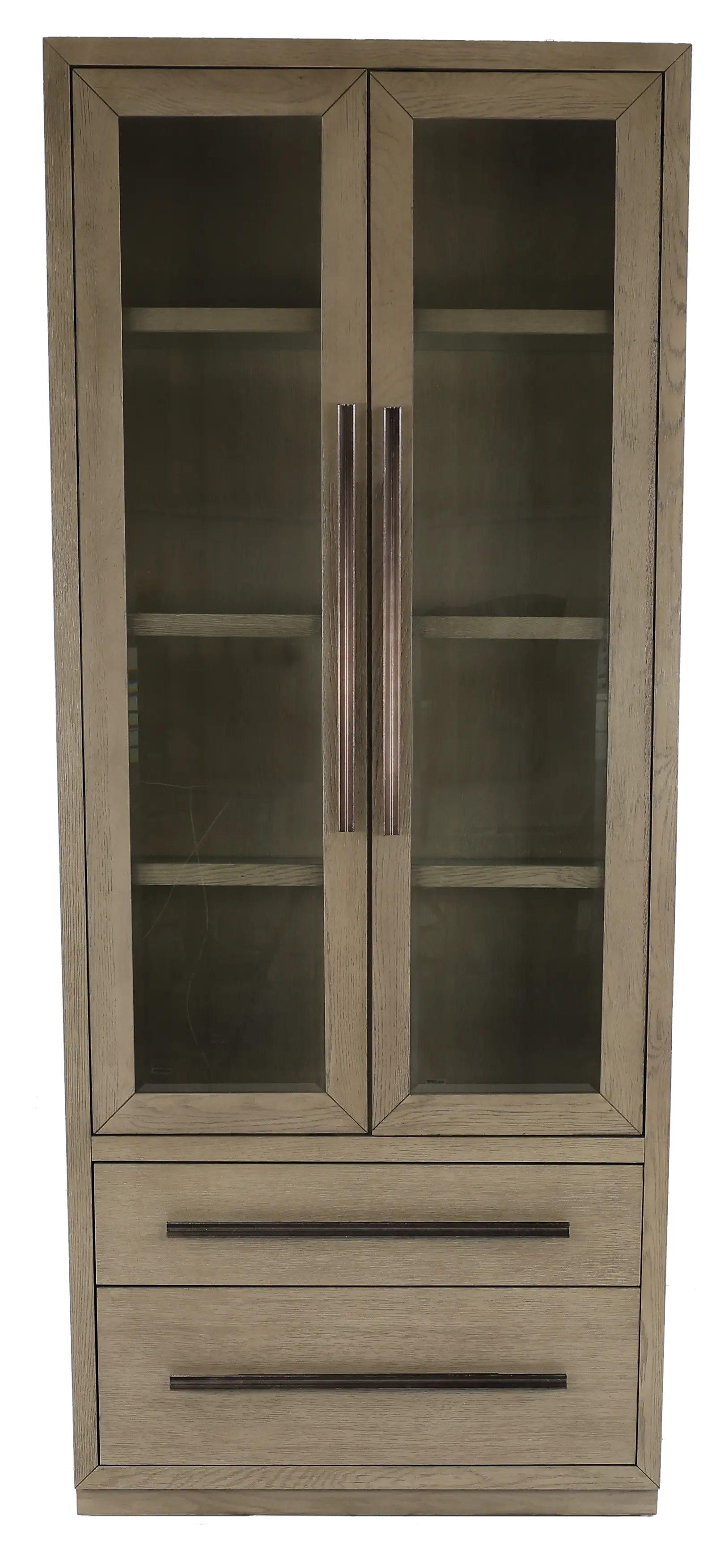 Pure Modern Gray Curio Cabinet-7
