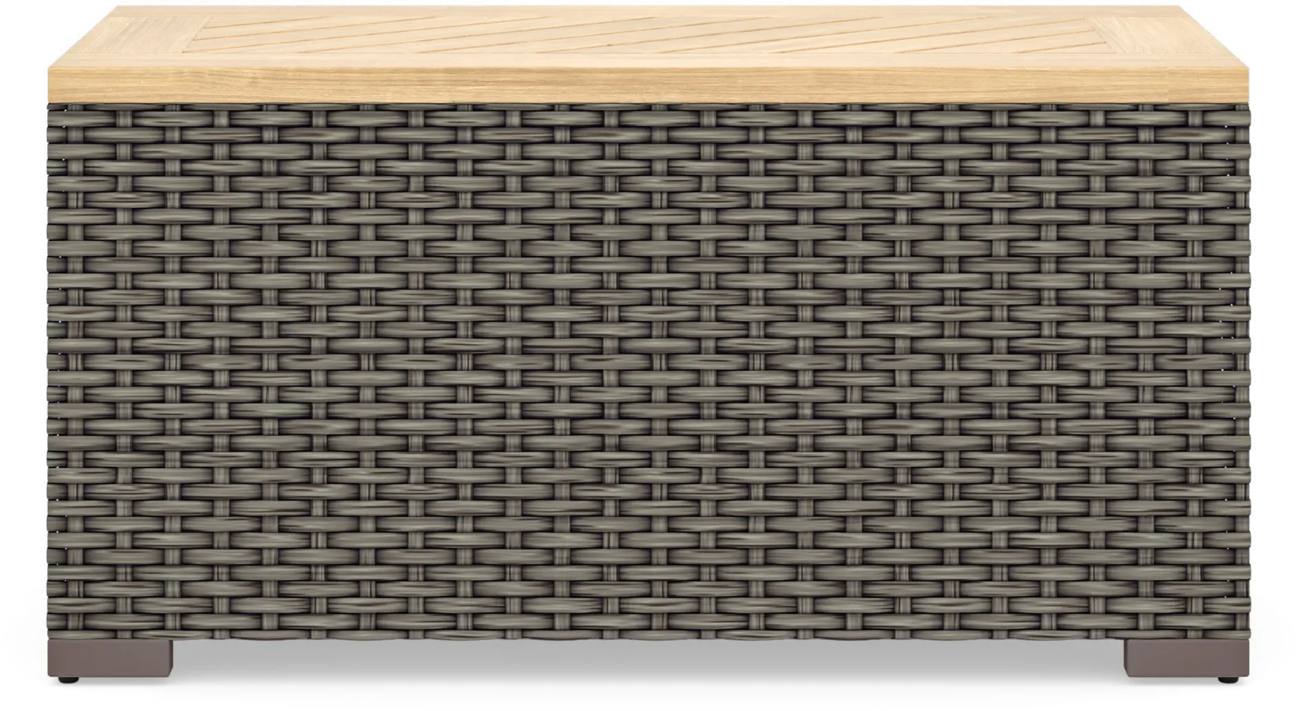 6801-23 Boca Raton Brown Outdoor Storage Table-1