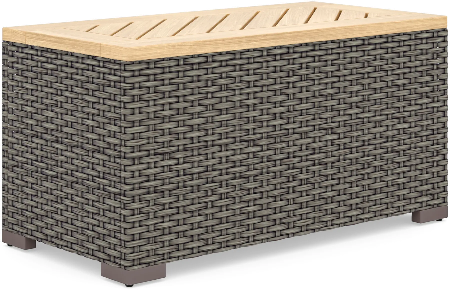 6801-23 Boca Raton Brown Outdoor Storage Table-4