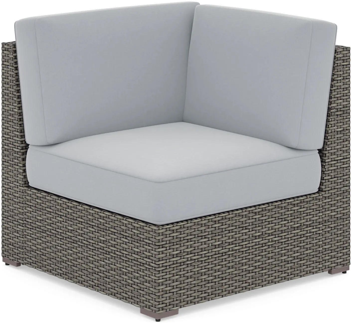 6801-12D-23 Boca Raton Gray Outdoor 3 Piece Set with Storage Table-3