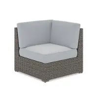 6801-12 Boca Raton Gray Outdoor Sectional Side Chair