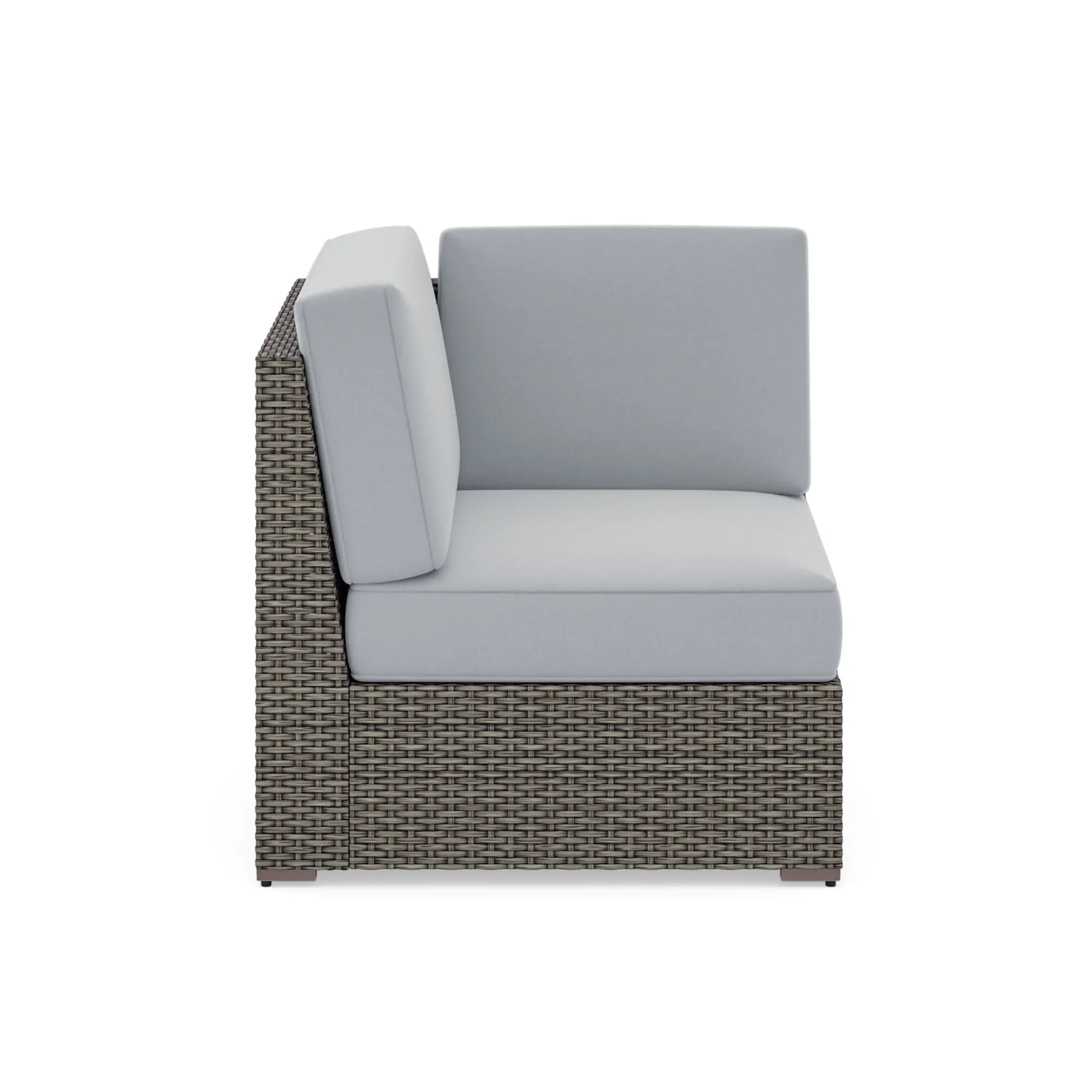6801-12 Boca Raton Gray Outdoor Sectional Side Chair-4