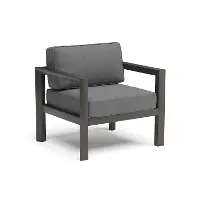6730-10 Grayton Gray Outdoor Aluminum Arm Chair