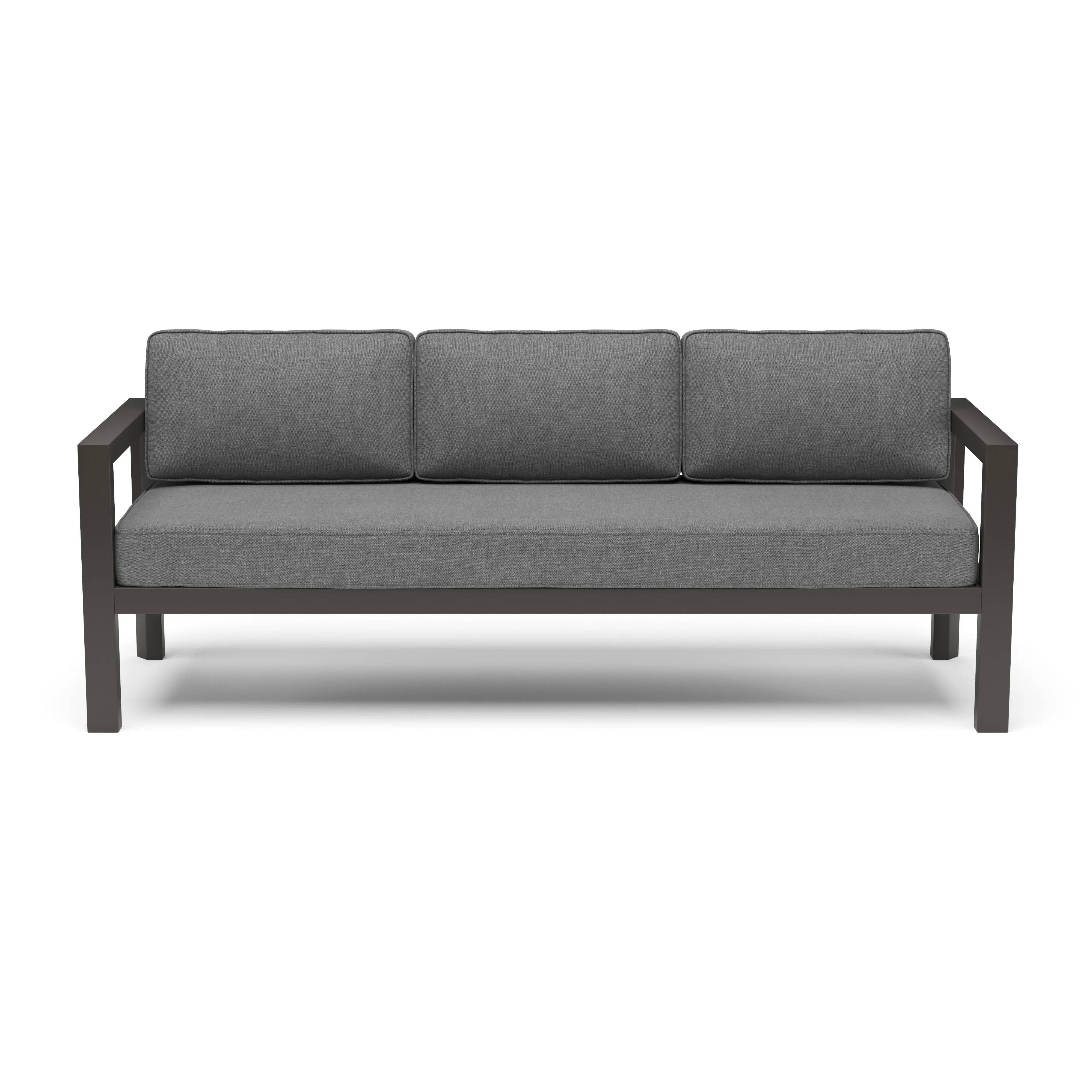 6730-30 Grayton Gray Outdoor Aluminum Sofa-1