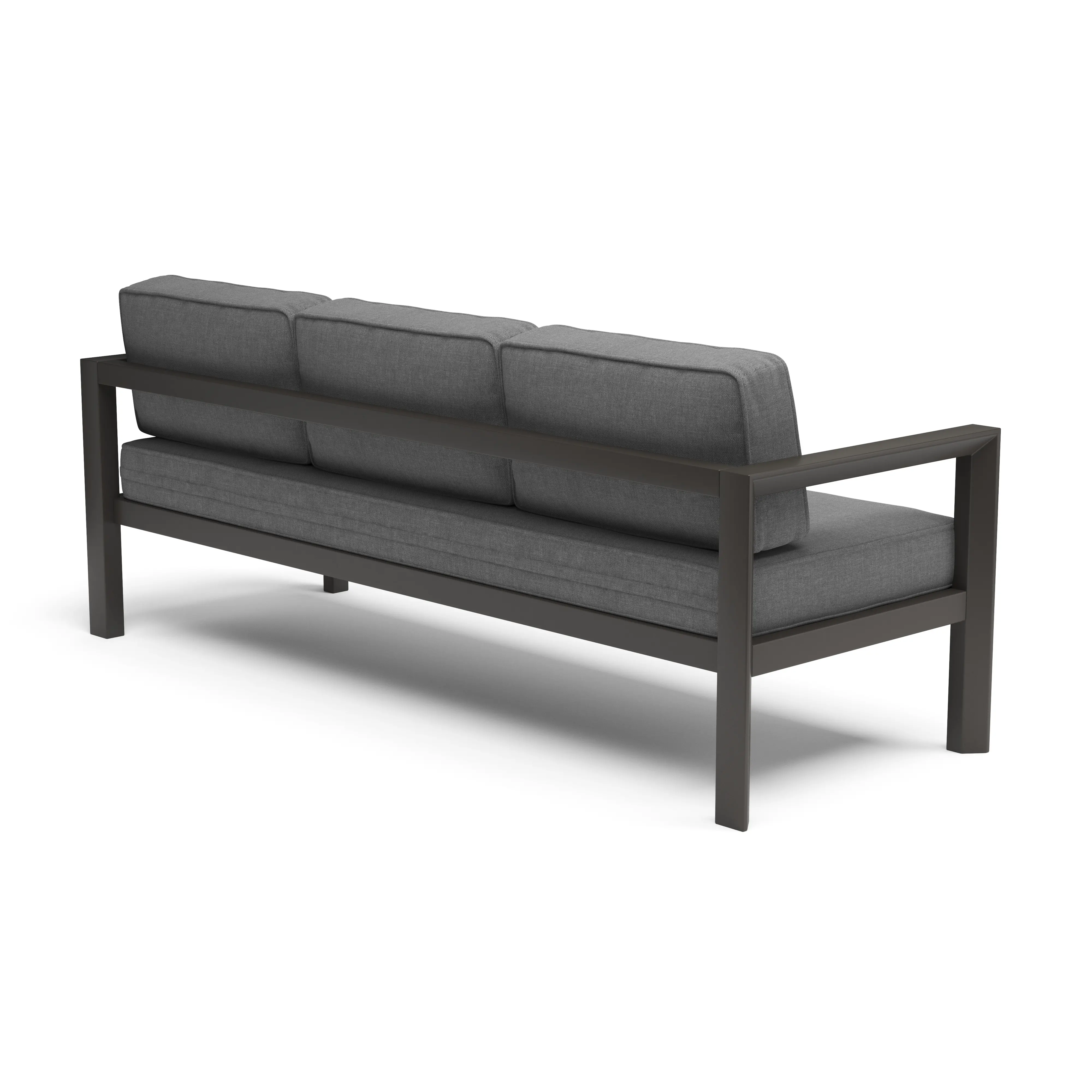 6730-30 Grayton Gray Outdoor Aluminum Sofa-6