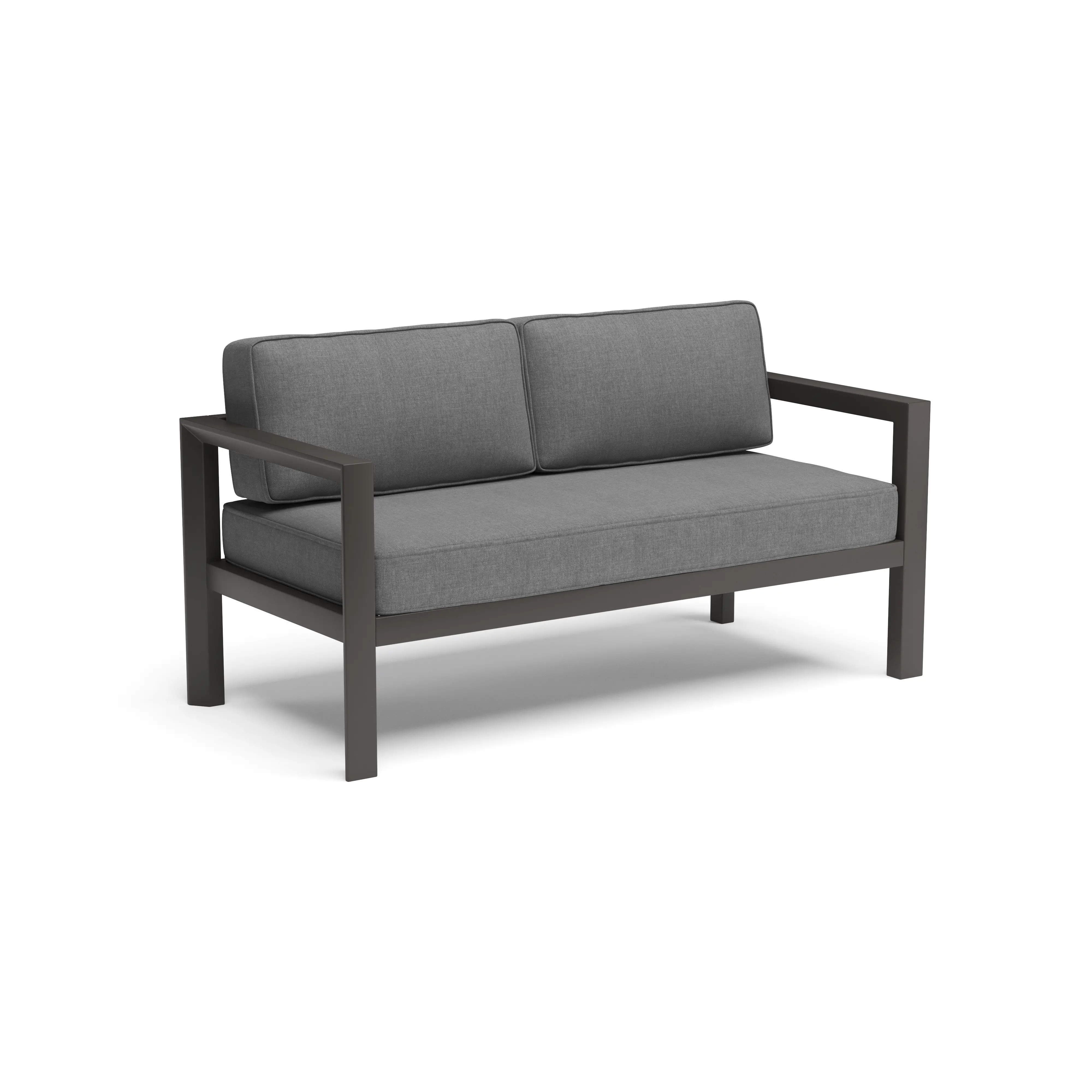 6730-60 Grayton Gray Outdoor Aluminum Loveseat-4