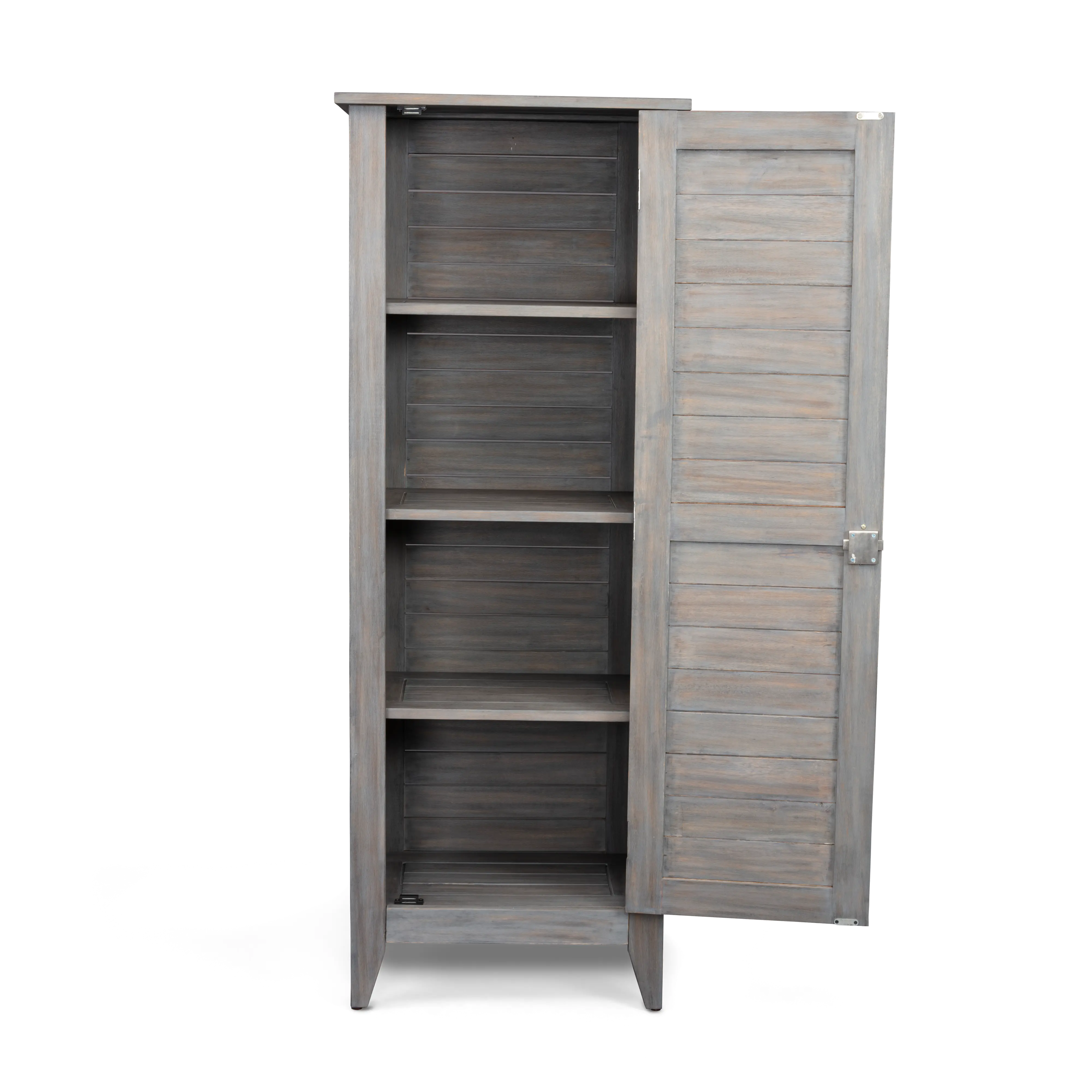 5664-26 Maho Gray Storage Cabinet-3