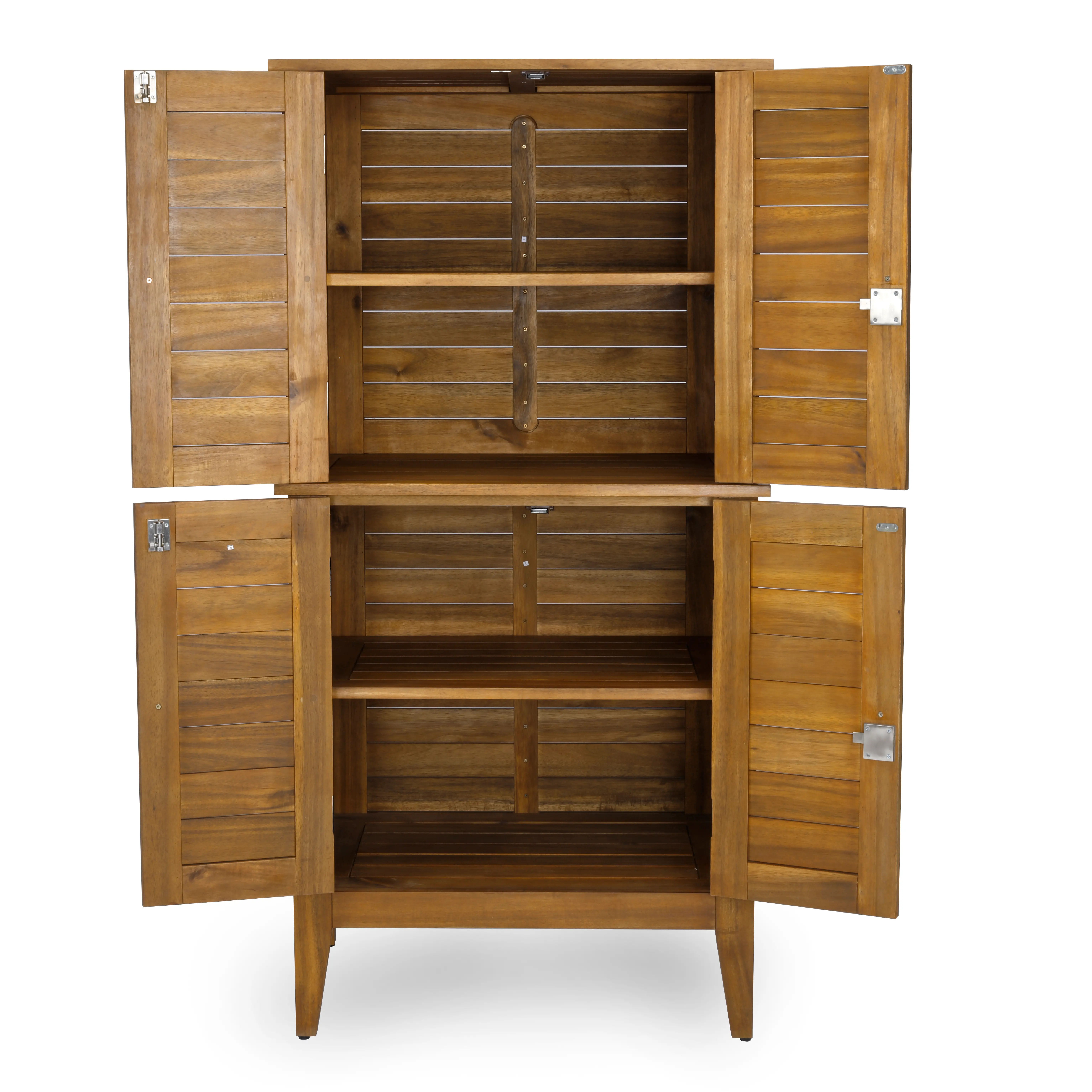 5663-27 Maho Brown Outdoor Storage Cabinet-4
