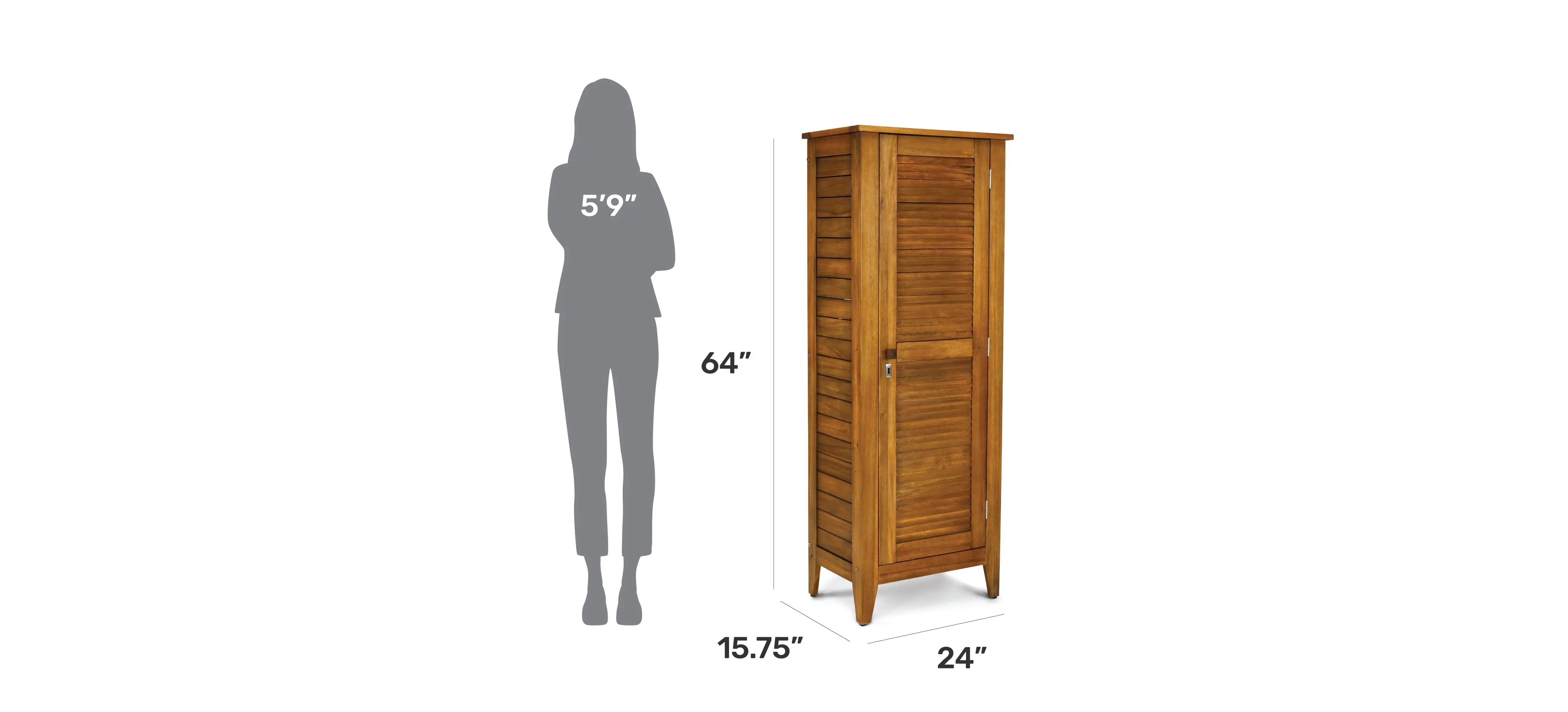 5663-26 Maho Brown Storage Cabinet-4