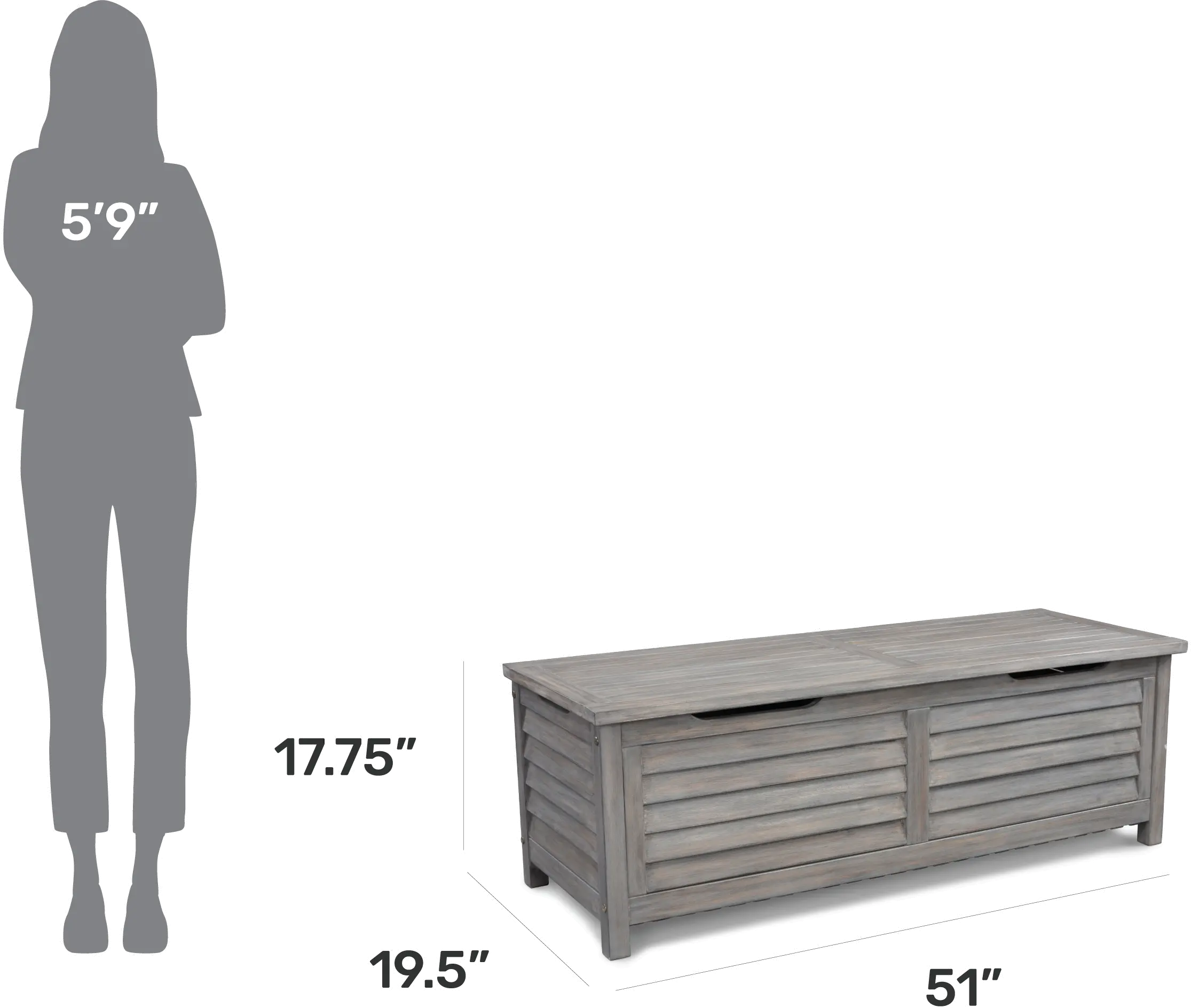 5664-25 Maho Gray Deck Box-5