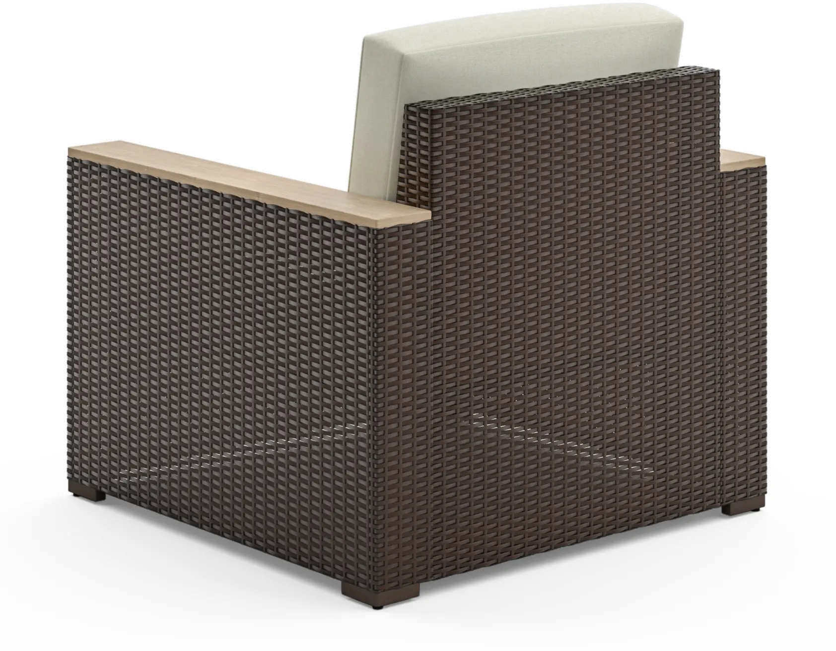 6800-10 Palm Springs Brown Outdoor Arm Chair-6