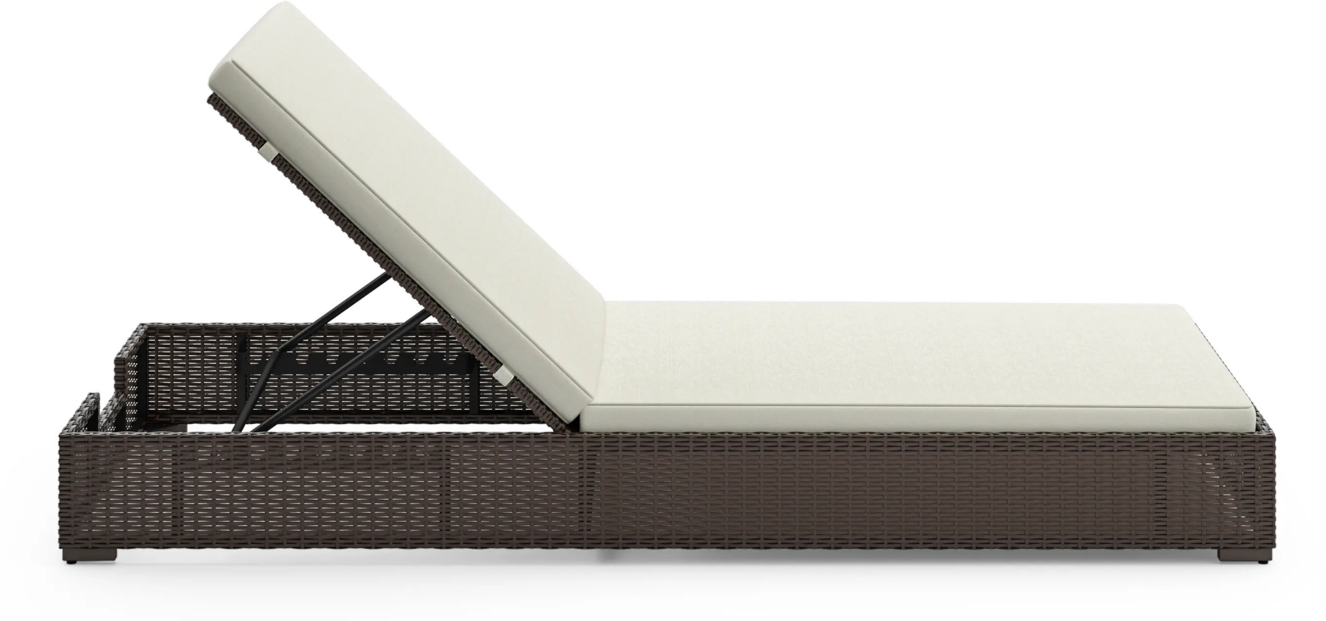 6800-83 Palm Springs Brown Outdoor Chaise Lounge-1