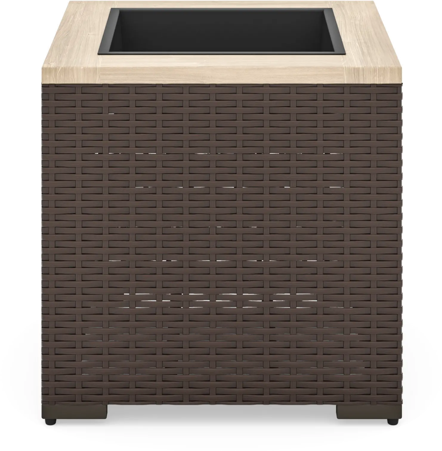 6800-24 Palm Springs Brown Outdoor Planter-1