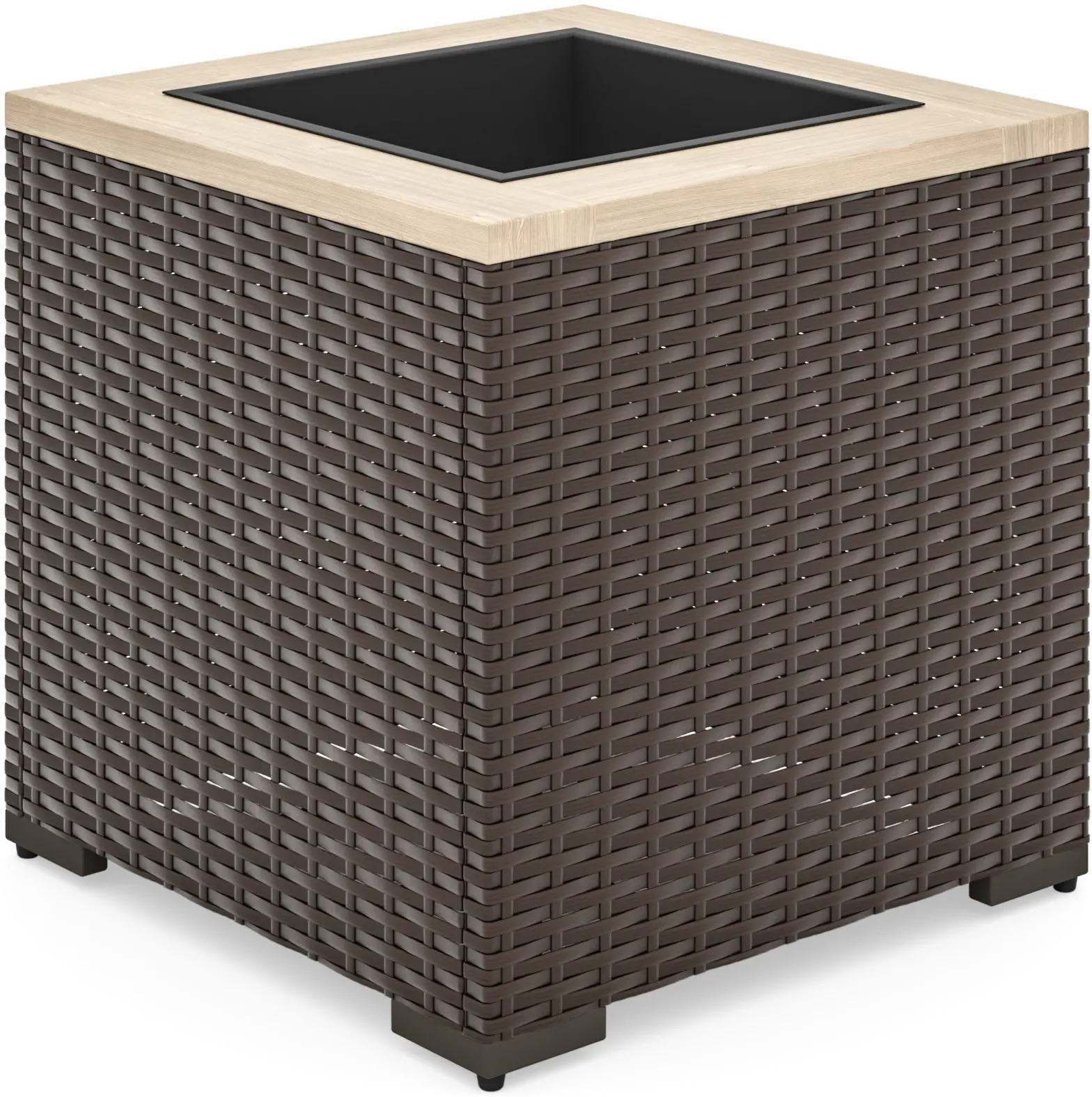 6800-24 Palm Springs Brown Outdoor Planter-3