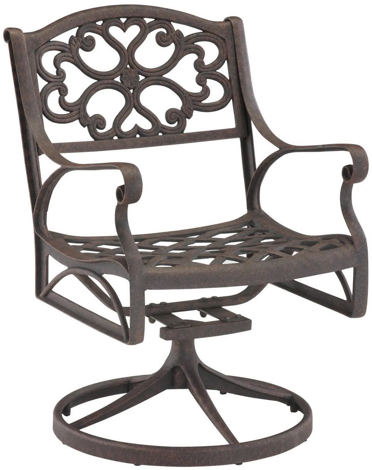 6655-325 Sanibel 48  Bronze 5 Piece Outdoor Dining Set with Swivel Chairs-3