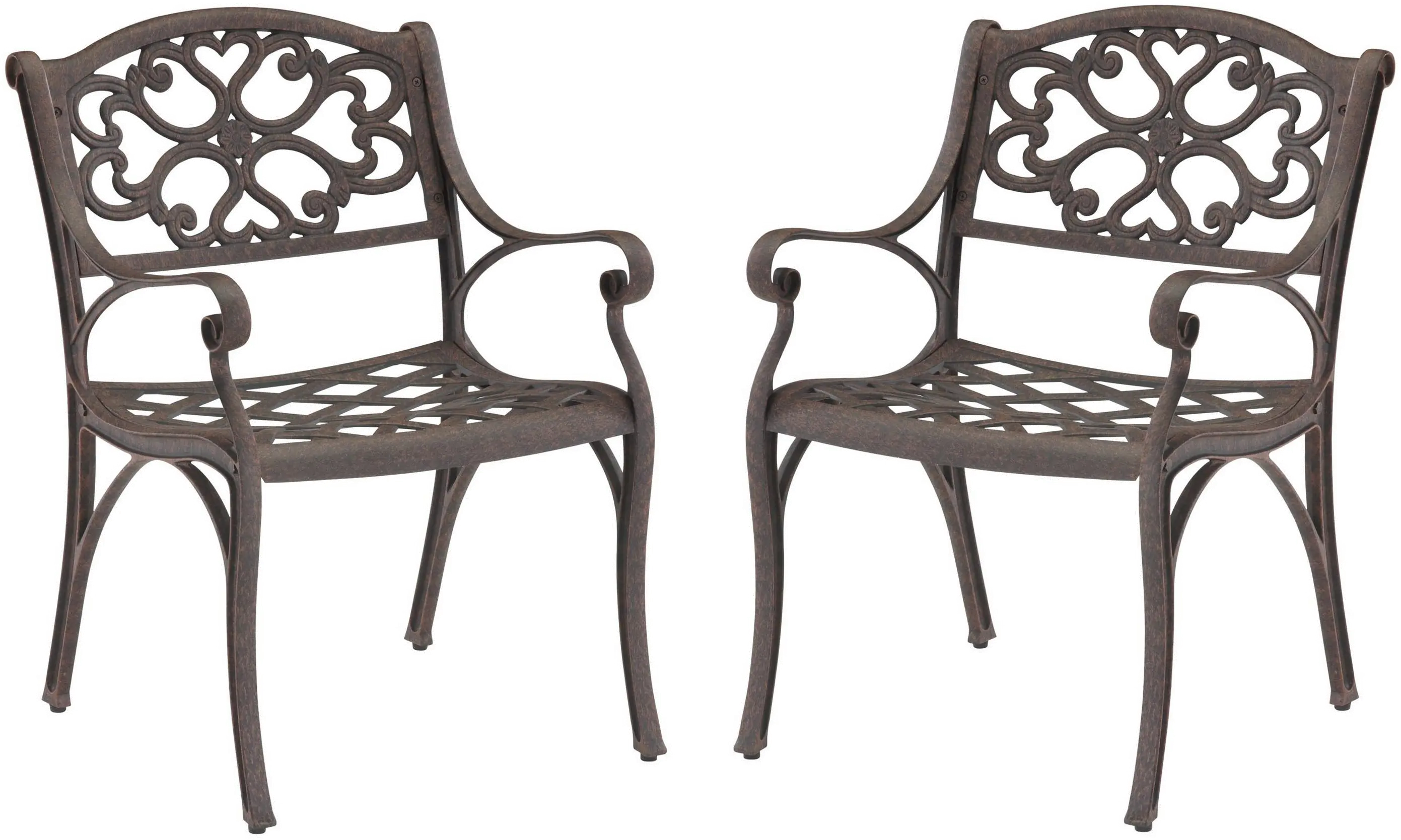 6655-80 Sanibel Bronze Outdoor Armchair Pair-1