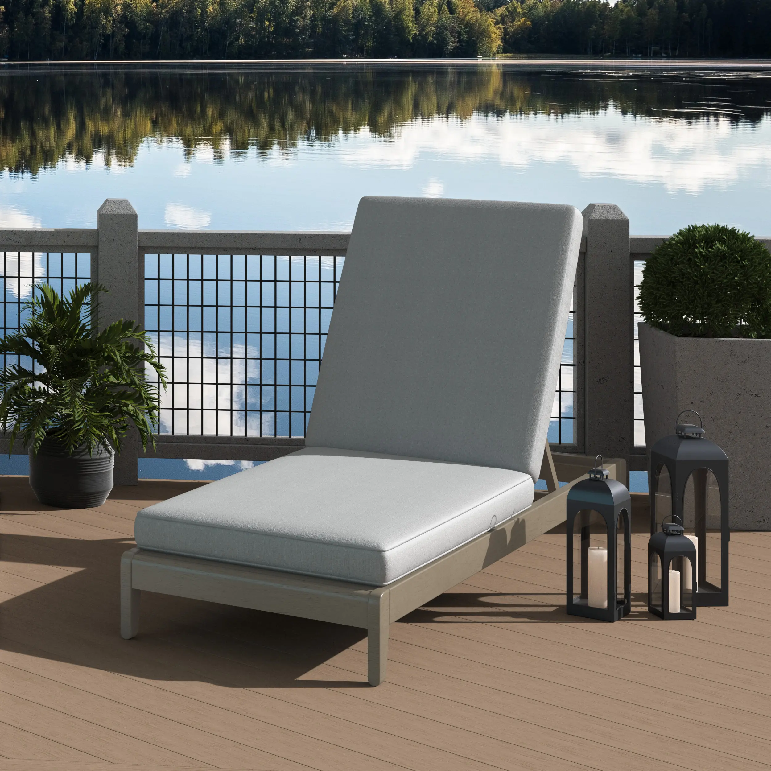 5675-83 Sustain Brown Outdoor Chaise Lounge-2