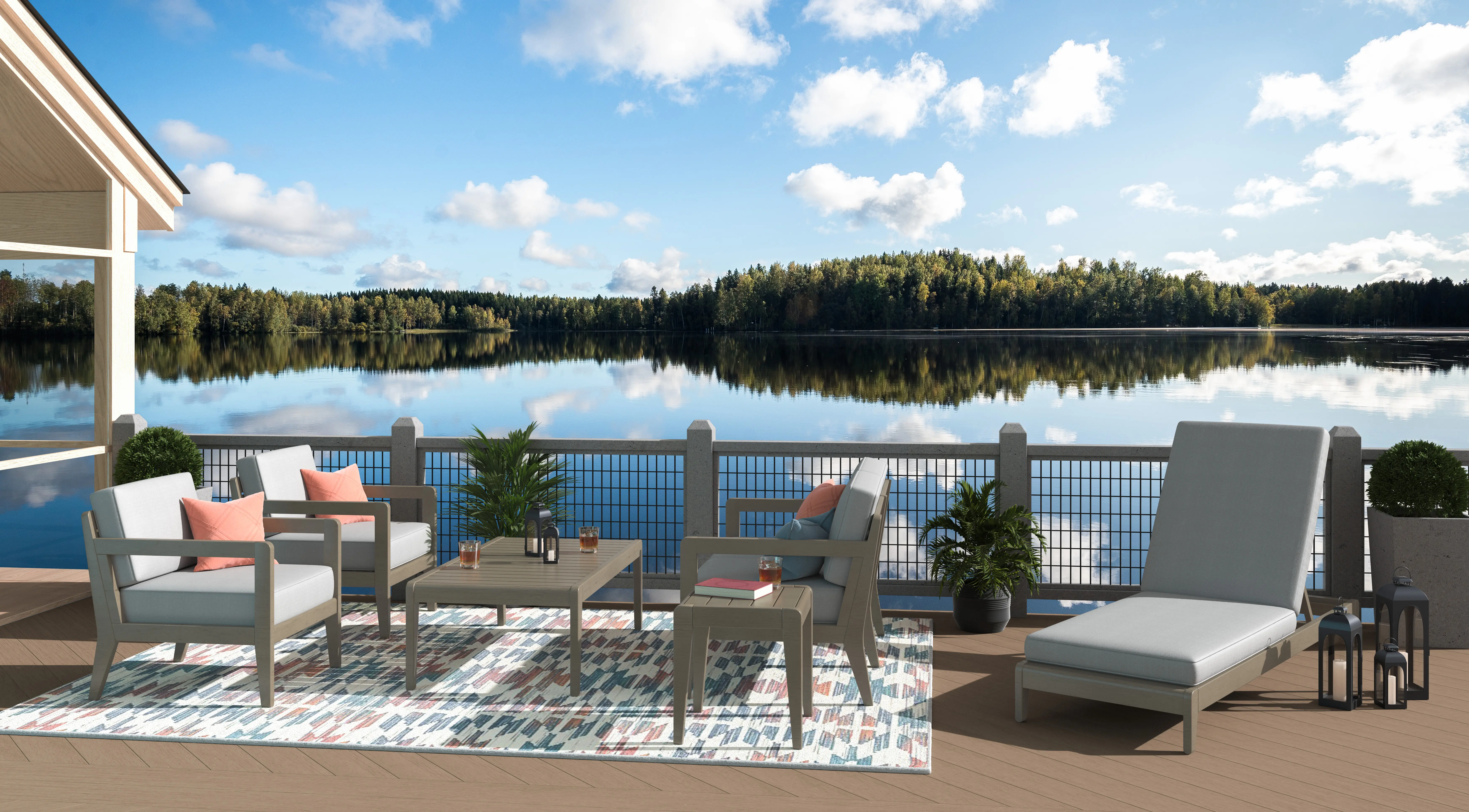 5675-83 Sustain Brown Outdoor Chaise Lounge-8