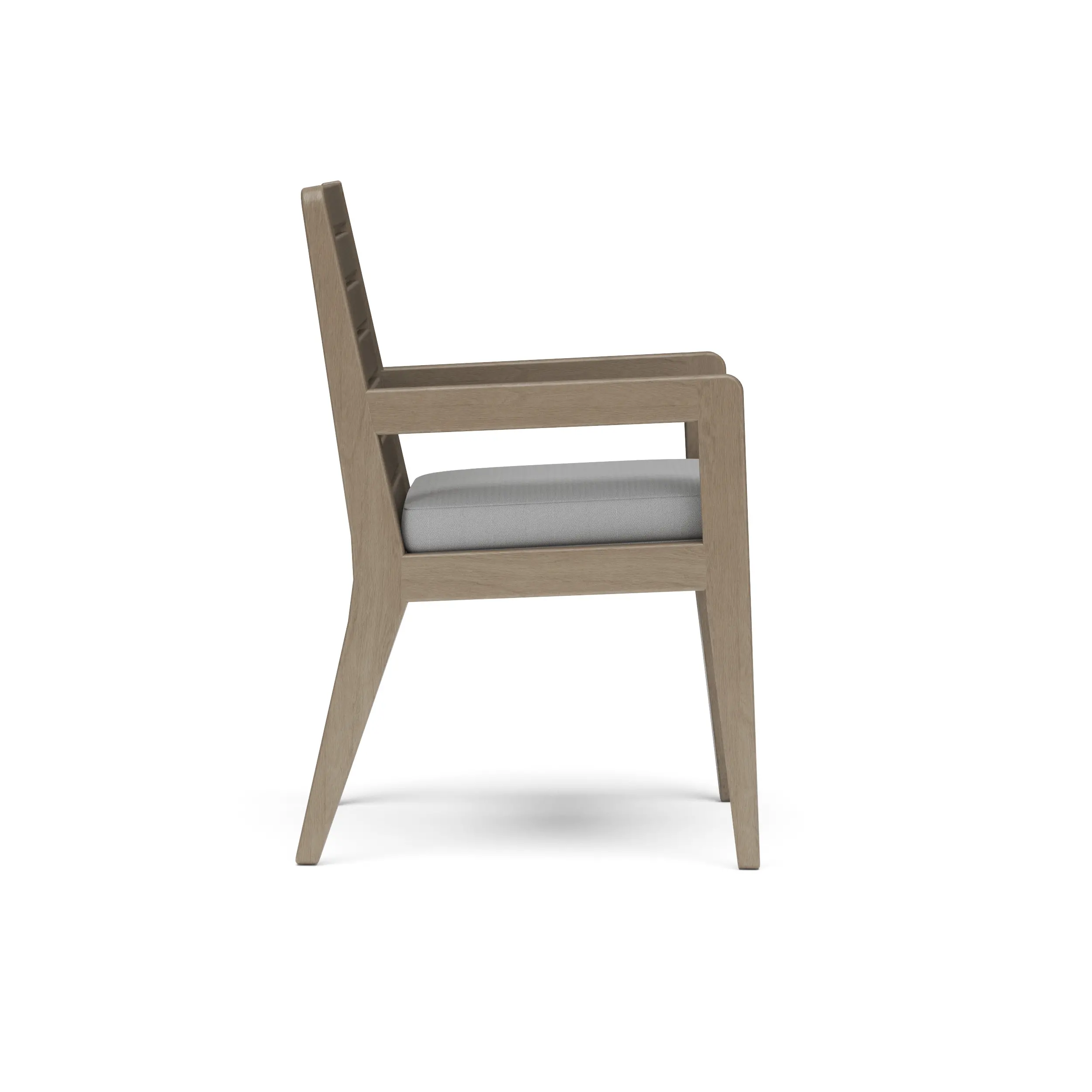 5675-81 Sustain Brown and Gray Outdoor Dining Armchair, Set of Two-5