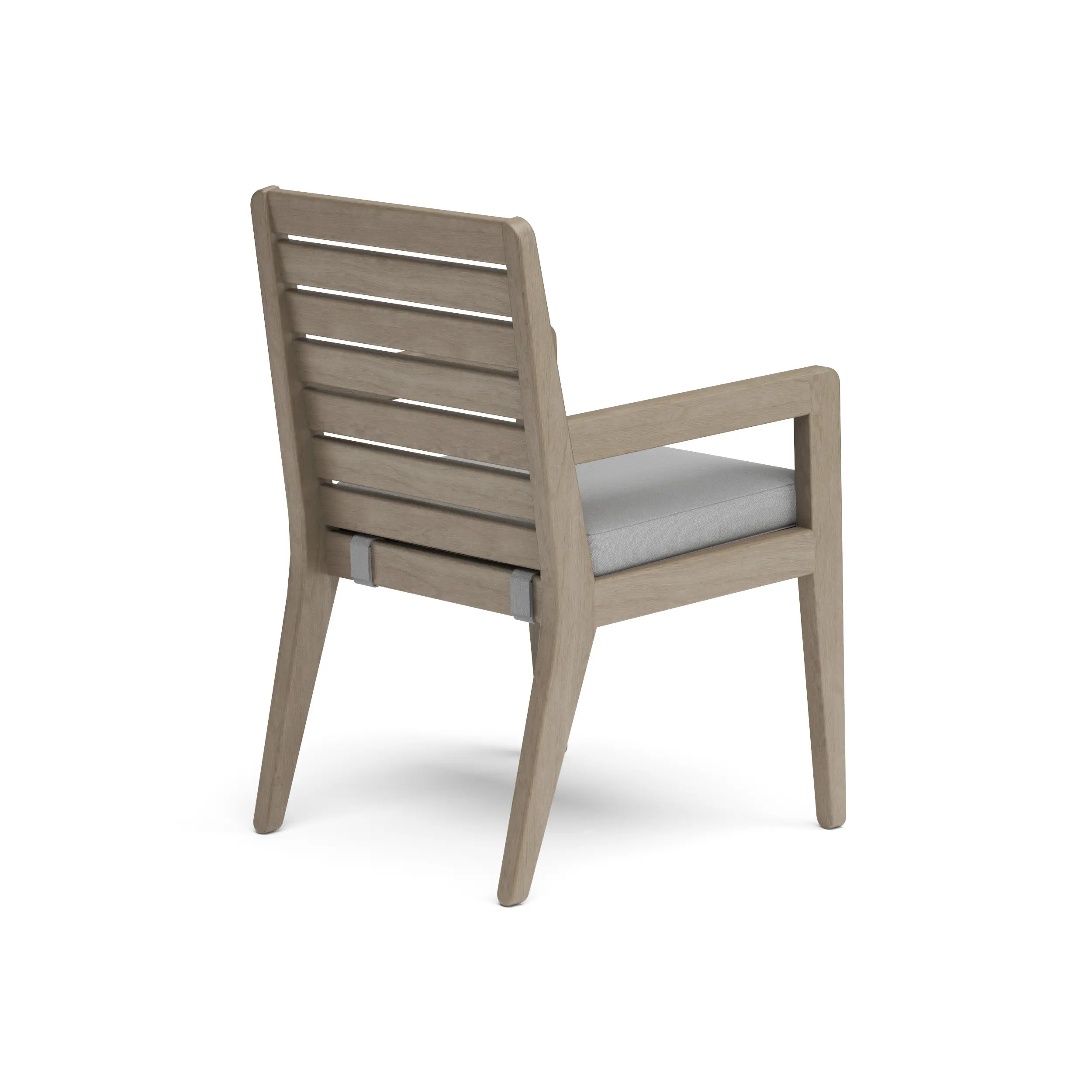 5675-81 Sustain Brown and Gray Outdoor Dining Armchair, Set of Two-5