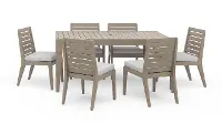 5675-31-80S Sustain Brown 7 Piece Outdoor Dining Set