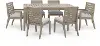 5675-318180Q Sustain 7 Piece Brown Patio Dining Set
