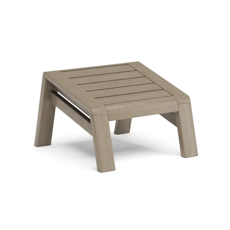 Sustain Brown Outdoor Low Lounge Ottoman