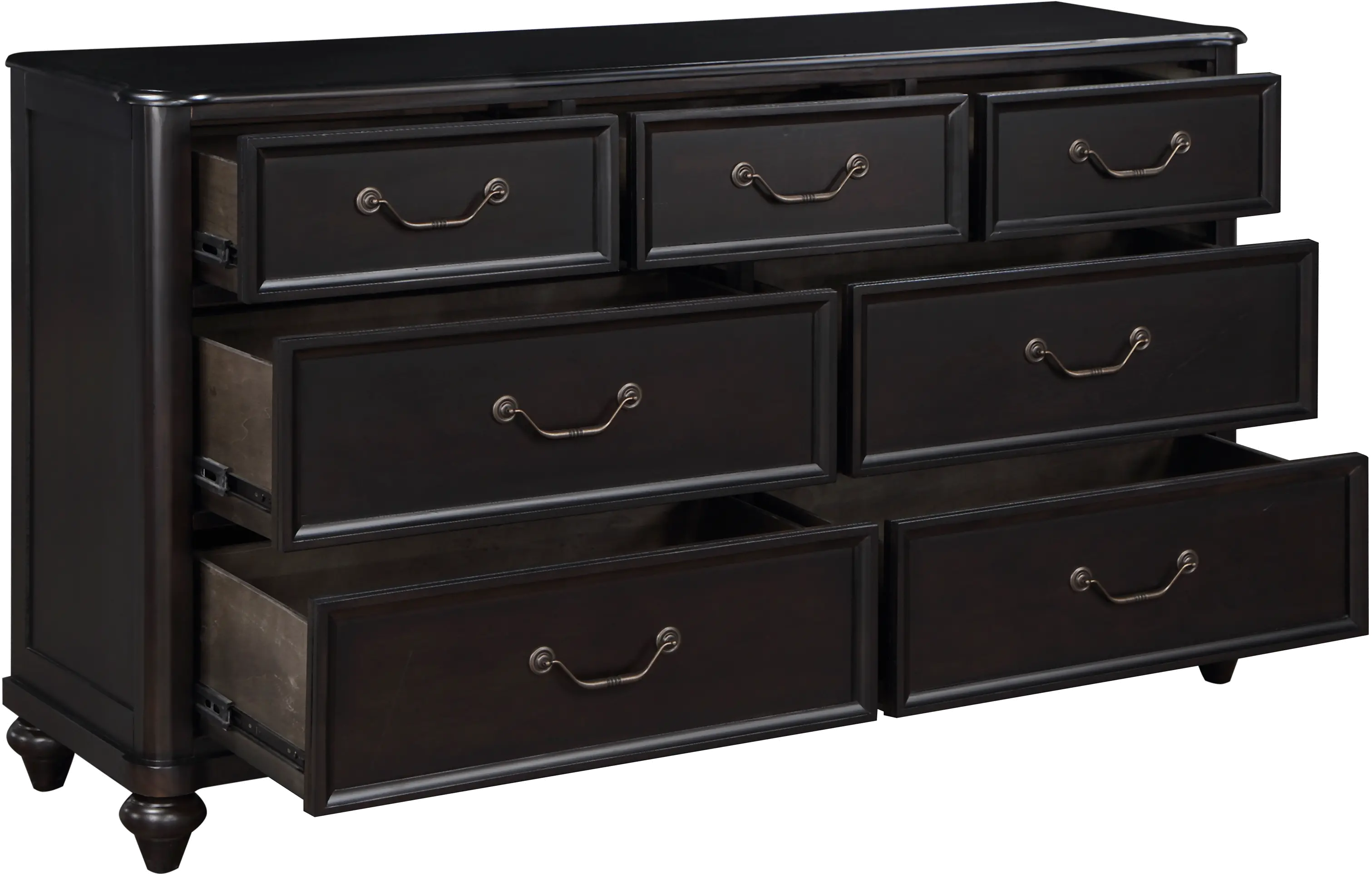 Herman Charcoal Brown Dresser-2