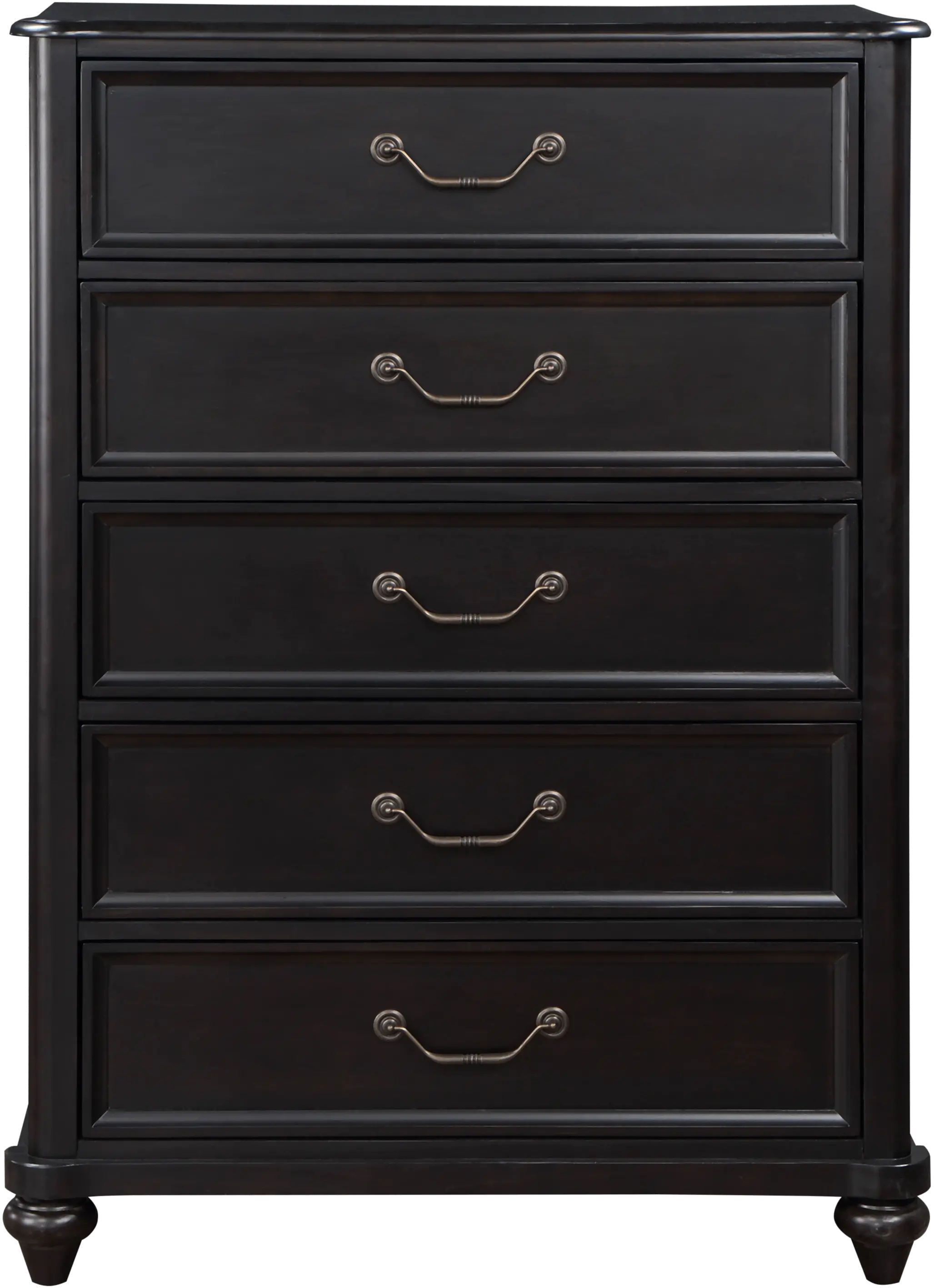 Herman Charcoal Brown Chest of Drawers-1
