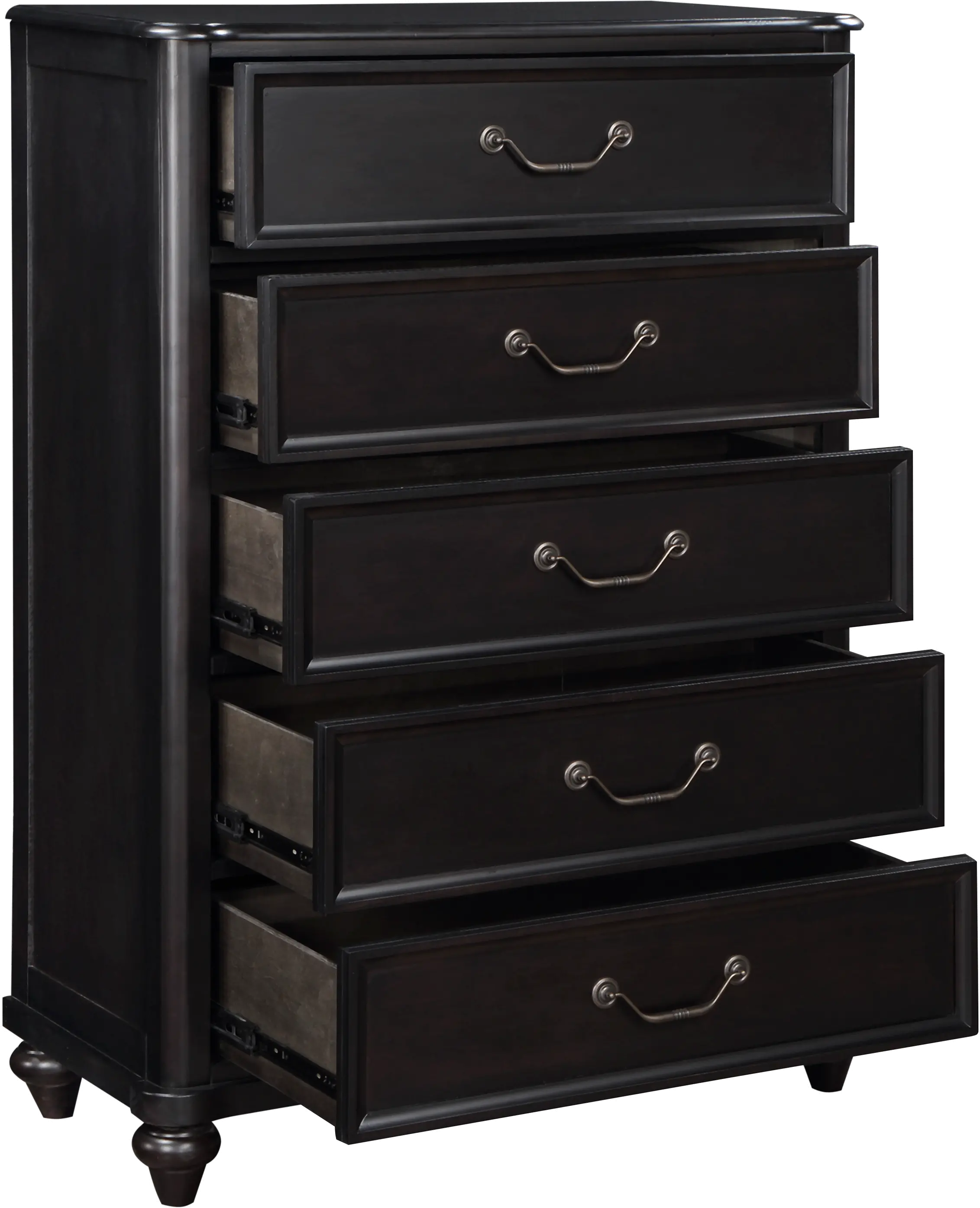 Herman Charcoal Brown Chest of Drawers-2