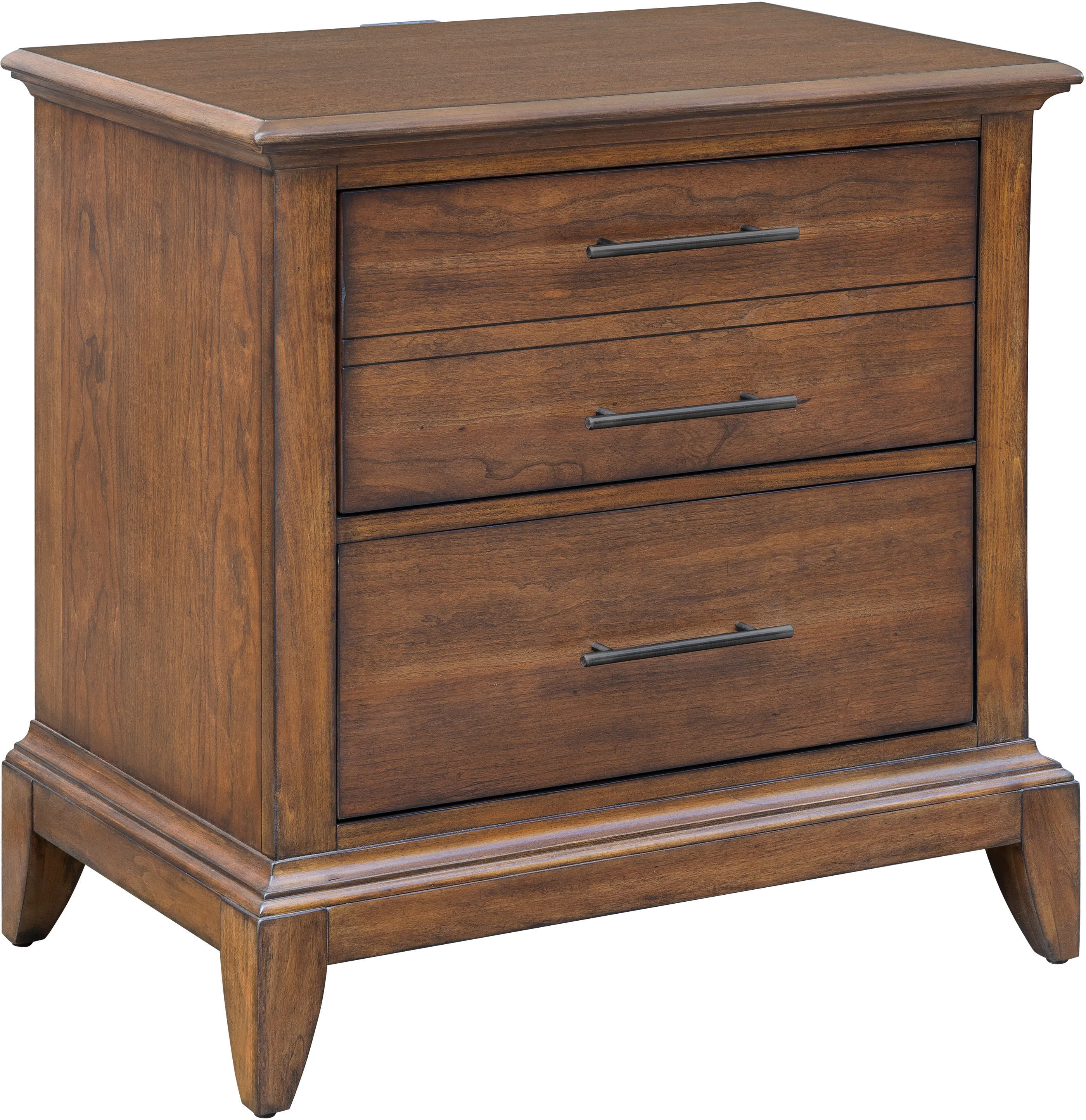 Shaker Heights Brown Nightstand-1